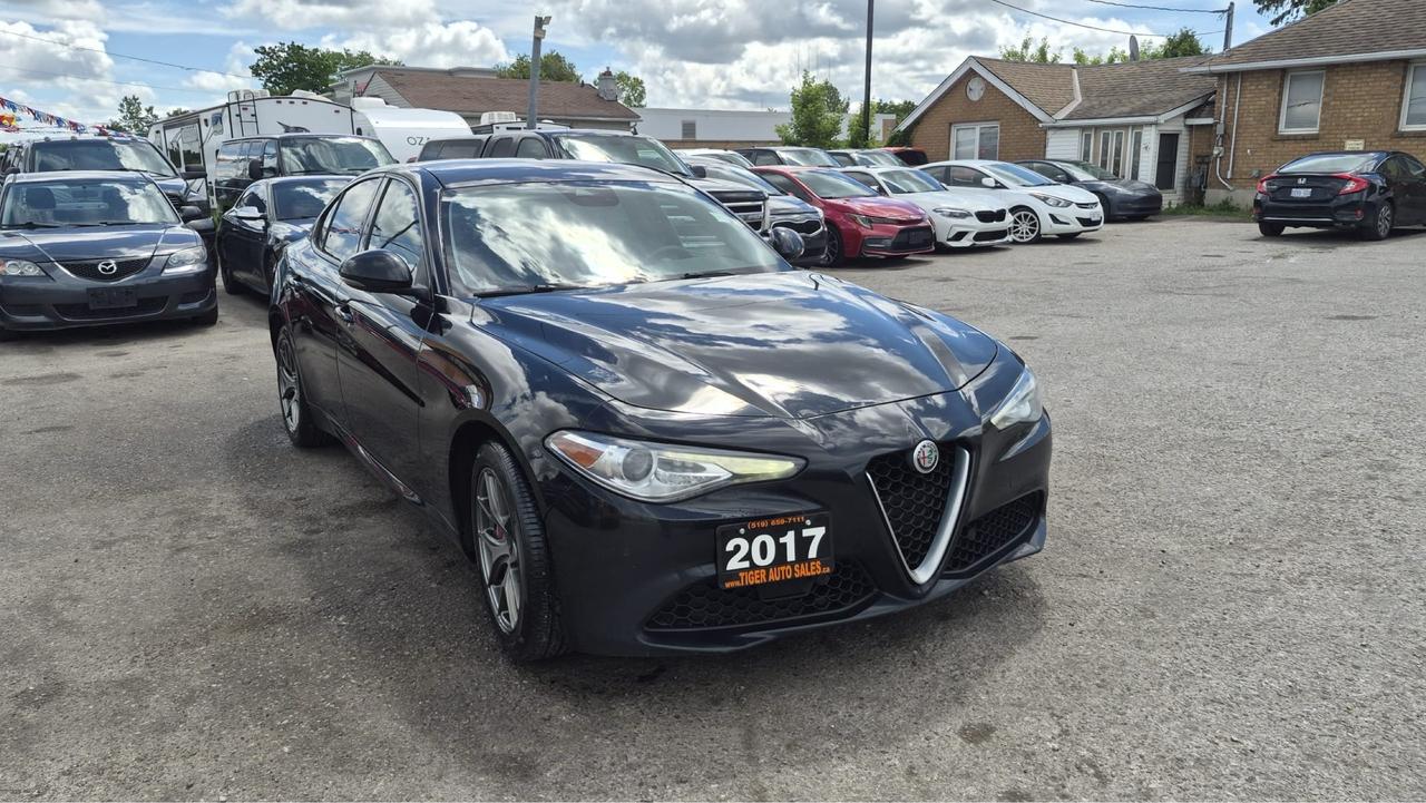 2017 Alfa Romeo Giulia TI, Q4, RED LEATHER, AWD, FULLY LOADED, CERTIFIED Photo