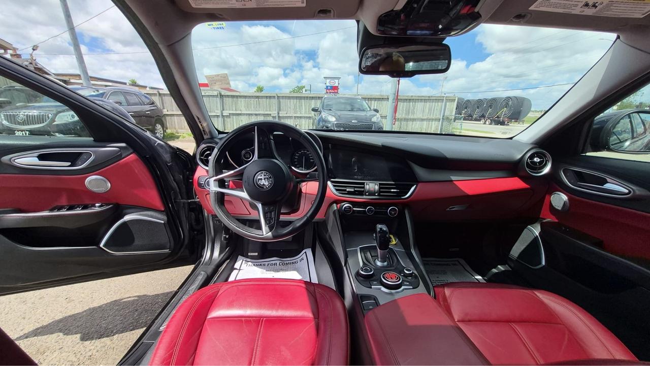 2017 Alfa Romeo Giulia TI, Q4, RED LEATHER, AWD, FULLY LOADED, CERTIFIED Photo