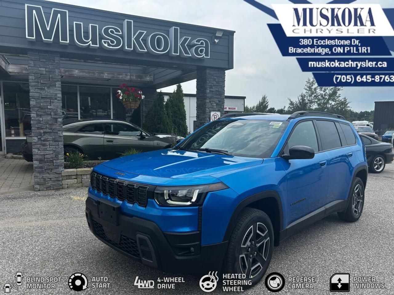 This JEEP CHEROKEE LAREDO, with a 1.6L I-4 intercooled turbo engine engine, features a 1-speed Electronic Variable Transmission (EVT) CVT transmission, and generates 6.7 highway/6.1 city L/100km. Find this vehicle with only 18 kilometers!  JEEP CHEROKEE LAREDO Options: This JEEP CHEROKEE LAREDO offers a multitude of options. Technology options include: Integrated Centre Stack Radio, 2 LCD Monitors In The Front, 6-Months SiriusXM Radio Service, MP3 Capability, Radio w/Seek-Scan, Clock, Speed Compensated Volume Control, Steering Wheel Controls, Voice Activation, Radio Data System and Uconnect External Memory Control.  Safety options include Rain Detecting Variable Intermittent Wipers w/Heated Wiper Park, Airbag Occupancy Sensor, Curtain 1st And 2nd Row Airbags, Driver Monitoring-Alert, Dual Stage Driver And Passenger Front Airbags.  Visit Us: Find this JEEP CHEROKEE LAREDO at Muskoka Chrysler today. We are conveniently located at 380 Ecclestone Dr Bracebridge ON P1L1R1. Muskoka Chrysler has been serving our local community for over 40 years. We take pride in giving back to the community while providing the best customer service. We appreciate each and opportunity we have to serve you, not as a customer but as a friend