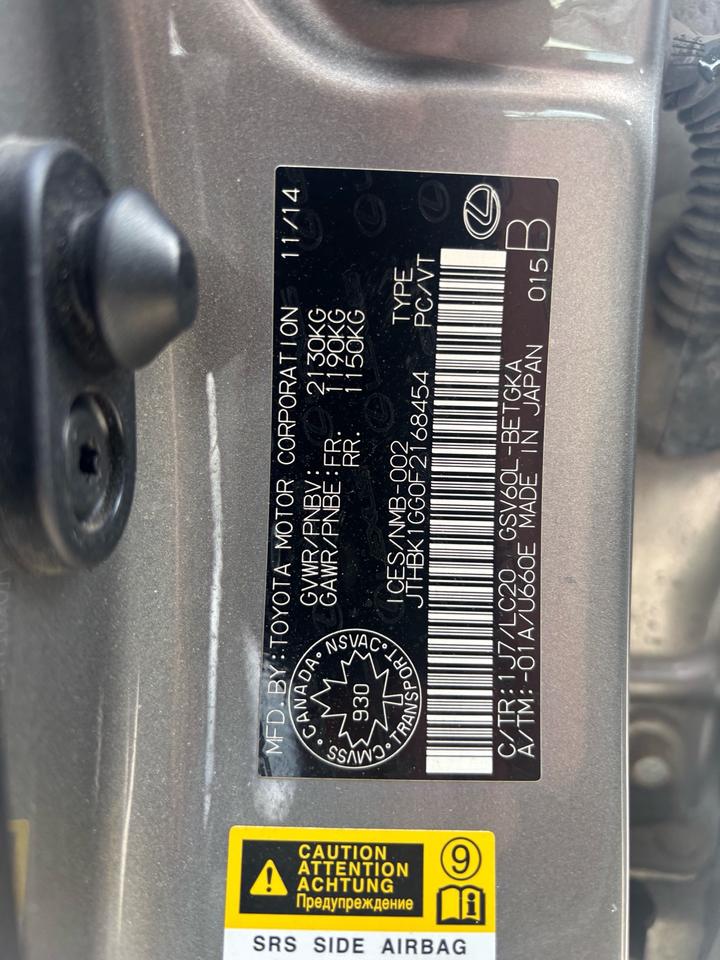 2015 Lexus ES 350 4dr Sdn Photo