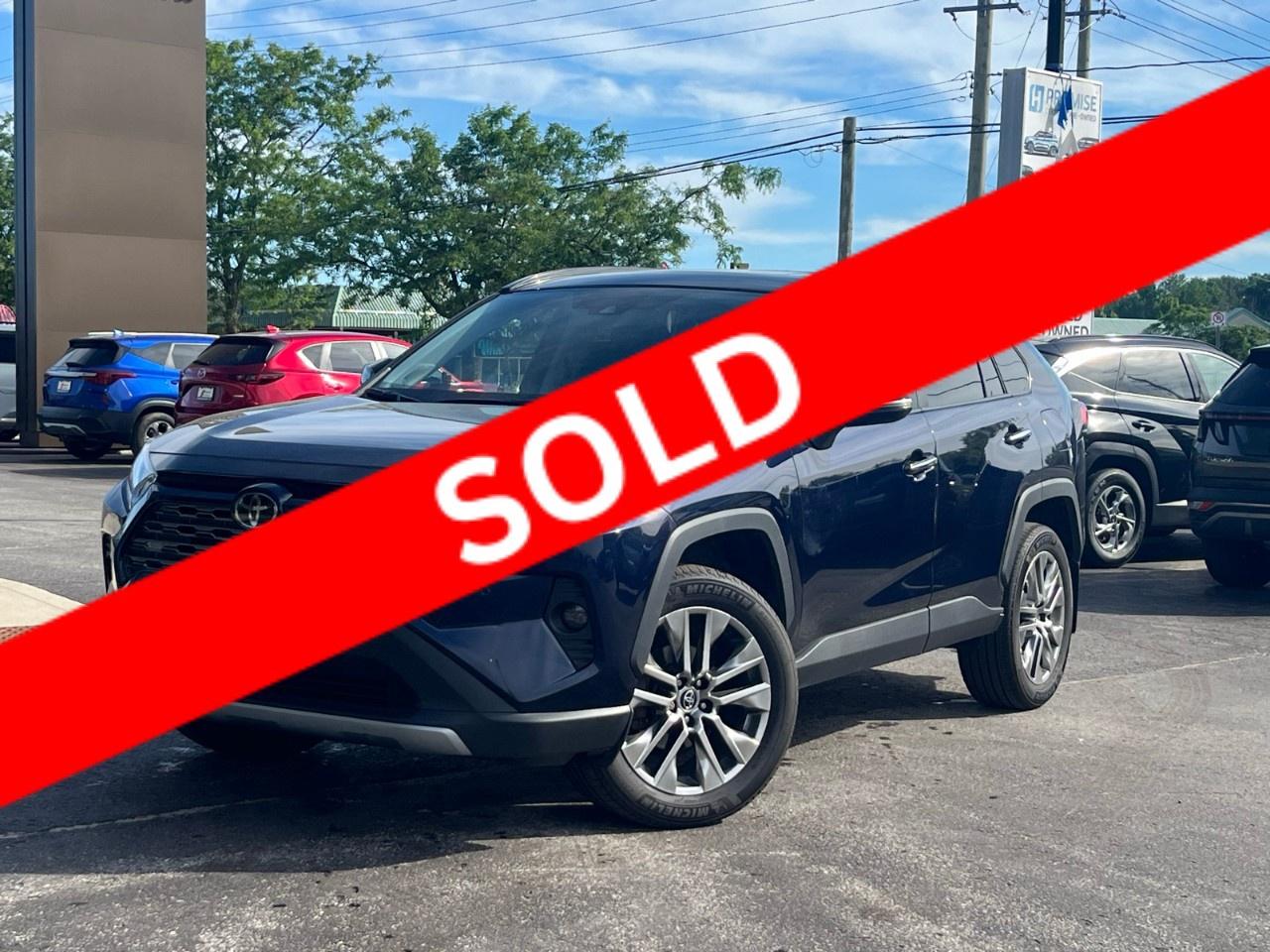 <p>Experience the elegance and performance of the 2020 Toyota RAV4 Limited AWD in a striking blue finish. This SUV is designed to conquer both city streets and rugged terrains with its versatile all-wheel-drive system and automatic transmission, ensuring a smooth and confident drive every time.</p><p>The exterior is adorned with stylish alloy wheels and a distinctive sunroof, while the interior boasts a luxurious black leather finish. You'll appreciate the comfort of heated and cooled front seats, a heated steering wheel, and power-adjustable options that cater to your comfort. With a comprehensive suite of features like keyless entry, remote start, and power windows, convenience is at your fingertips.</p><p>This RAV4 is packed with advanced technology and safety features, including a navigation system and smart device integration, enhancing your connectivity on the go. The backup camera, lane assist, and parking sensors provide an extra layer of safety, while adaptive cruise control ensures a relaxing drive.</p><p>Whether you're a family seeking a reliable and stylish SUV or an adventurer ready to explore the roads less traveled, this RAV4 is made for you. Don't miss outcontact Bourgeois Midland Hyundai today to learn more about this exceptional vehicle and make it yours.</p> <p><strong>Why Choose the Bourgeois Auto Group?</strong></p><p>For 80 years, Bourgeois Auto Group has been delivering exceptional automotive experiences. Our factor trained teams work to ensure you receive the shopping experience you deserve; whether you're looking for a new or new-to-you vehicle.</p><p>Shop 24/7 with our online showroom and chat service, ensuring convenience every step of the way. No hidden fees, full disclosure, and every pre-owned vehicle comes with a Carfax® report for peace of mind.</p><p>We offer a wide selection of pre-owned vehicles, all competitively priced using real-time market data. Get the best deal on your purchase and trade-in with our free Live Market Analysis report.</p><p>Looking to sell your car? We buy any make or modelno purchase required. Our simple to use online trade valuation tool will provide you with a clear, transparent selling experience whether you buy our car or not.</p><p>Backed by hundreds dedicated employees across 4 convenient locations, were here to meet all your automotive needs. Visit us in Midland or Parry Sound and explore our inventory or schedule your next service today.</p> <p><strong>Financing Your Next Vehicle with Bourgeois Midland Hyundai:</strong></p><p>At Bourgeois Midland Hyundai, we make financing your next vehicle simple and stress-free! Our team works with trusted lenders to find flexible options tailored to your budget. Drive away with confidenceapply today!</p><p>Take advantage of our online pre-qualification tool, backed by Equifax and TD Bank to find the payment that works for you. Simply <a href=https://www.bourgeoishyundai.com/pre-qualify-for-financing/ rel=nofollow><strong>CLICK HERE</strong></a> to use our secure online credit tool with no impact to your credit. </p>