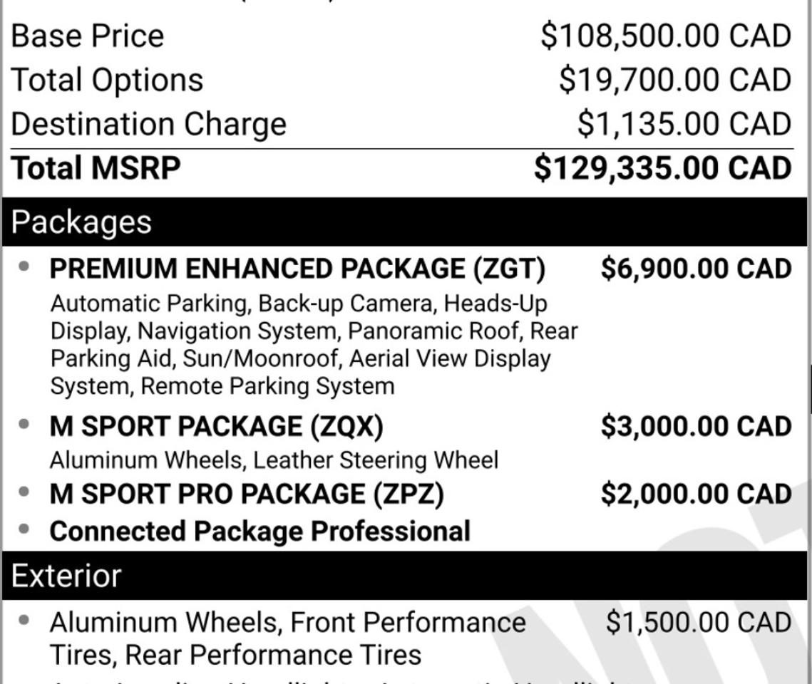 2023 BMW X7 XDRIVE40I | M-SPORT PRO | PREMIUM ENHANCED | 22 IN Photo