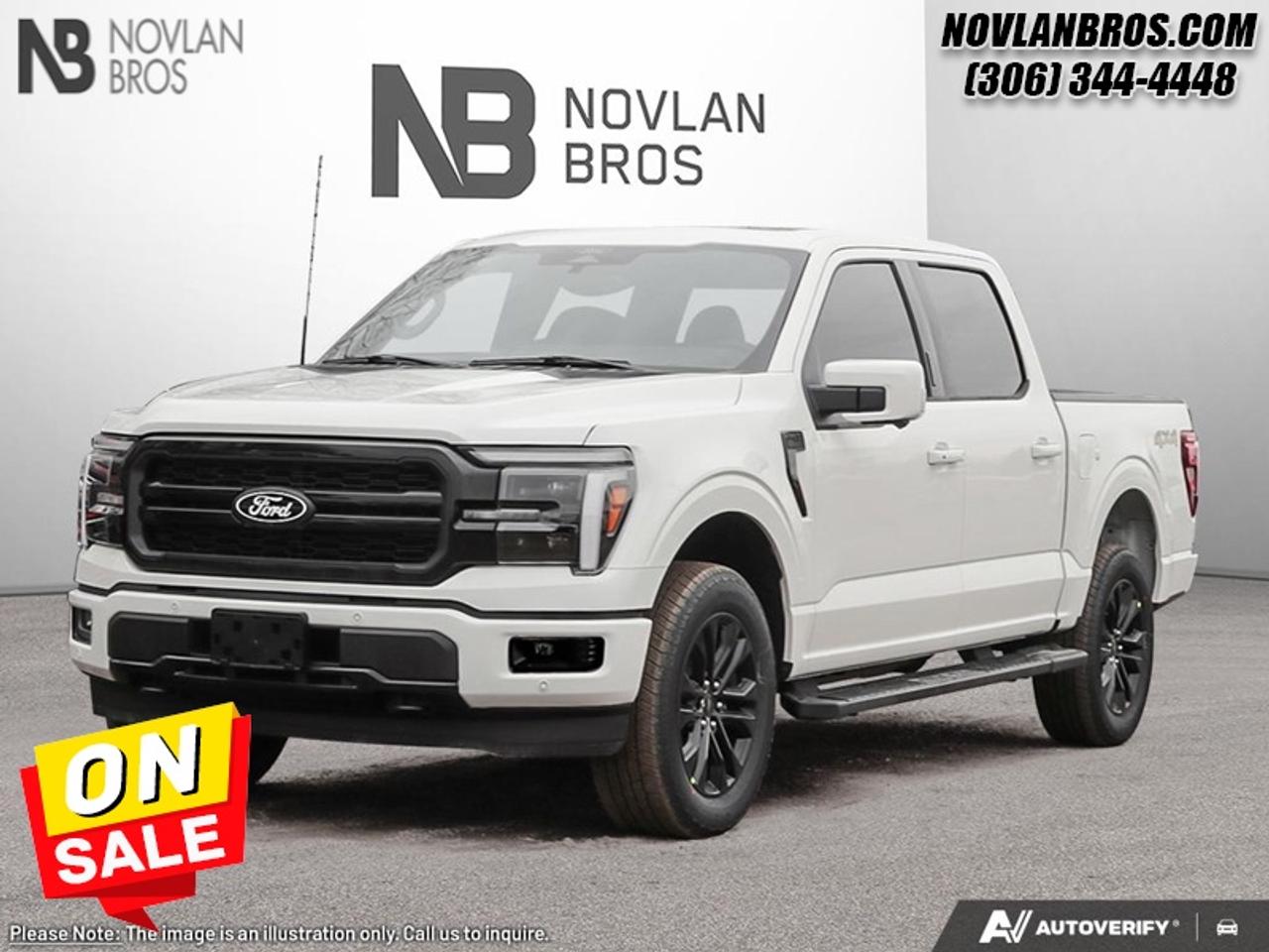<b>Lariat Black Appearance Package, Tow Package!</b><br> <br> Check out our great inventory of new vehicles at Novlan Brothers!<br> <br>The 2026 Ford F-150 brings unmatched capability, advanced innovation and bold design to the full-size pickup segment.<br> <br>The 2026 Ford F-150 combines proven leadership in toughness with smart innovation to deliver a truck built for real-world demands. Inside, the cabin features refined materials, intuitive tech and comfortable seating to support both driver and passengers on every journey. With its strong presence, flexible design and Fords legacy of dependability, the F-150 is ready for whatever work or play you throw its way.<br> <br>This Oxford White Crew Cab 4X4 pickup has a 10 Speed Automatic transmission and is powered by a 382HP 3.5L V6 Cylinder Engine. <br> <br> Our F-150s trim level is LARIAT. Designed for premium truck enthusiasts who demand upscale refinement alongside rugged capability, this stunning pickup stands out with its bold chrome grille, chrome bumpers with dual tow hooks, convenient running boards, directionally adaptive projector-beam LED headlights, and brilliant chrome-like PVD wheels. Inside, the luxurious cabin welcomes you with heated and ventilated ActiveX-trimmed power front seats featuring driver memory settings, a heated leatherette steering wheel, elegant metal-look accents, and clever second-row underseat storage. Premium convenience and connectivity are always at your fingertips thanks to proximity keyless entry, voice-activated dual-zone automatic climate control, power-adjustable pedals, and an outstanding eight-speaker B&O sound system paired with a 12-inch SYNC 4 display featuring connected navigation and a built-in Wi-Fi hotspot. Finally, you can travel with ultimate peace of mind backed by top-tier safety technology, including the innovative BlueCruise driving system, a comprehensive aerial view camera system, adaptive cruise control with stop-and-go, and a blind spot information system with cross-traffic alert and reverse brake assist. This vehicle has been upgraded with the following features: Lariat Black Appearance Package, Tow Package.<br><br> View the original window sticker for this vehicle with this url <b><a href=http://www.windowsticker.forddirect.com/windowsticker.pdf?vin=1FTFW5L84TKE26953 target=_blank>http://www.windowsticker.forddirect.com/windowsticker.pdf?vin=1FTFW5L84TKE26953</a></b>.<br> <br>To apply right now for financing use this link: <a href=http://novlanbros.com/credit/ target=_blank>http://novlanbros.com/credit/</a><br> <br/>Weve discounted this vehicle $3250. Total rebate of $6750 is reflected in the price. 5.49% financing for 84 months. <br> Payments from <b>$1142.26</b> monthly with $0 down for 84 months @ 5.49% APR O.A.C. ( Plus applicable taxes - Plus applicable fees ). Incentives expire 2026-07-31. See dealer for details. <br><br><br> Come by and check out our fleet of 20+ used cars and trucks and 90+ new cars and trucks for sale in Paradise Hill.  o~o