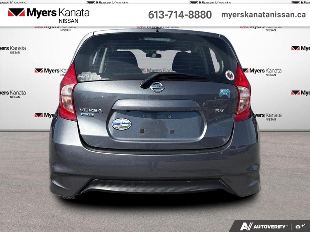 2018 Nissan Versa Note SV CVT  - Bluetooth -  Heated Seats - $104 B/W Photo