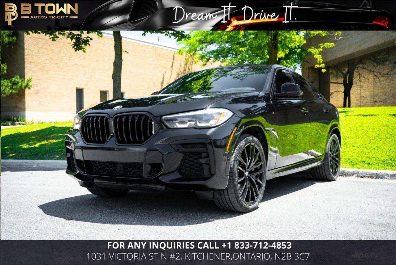 <span>Finished in a bold and aggressive design, this </span><strong>2022 BMW X6 M50i</strong><span><strong> blends high-performance engineering, luxury craftsmanship, and coupe-inspired SUV styling.</strong> With its commanding road presence, premium interior, and thrilling V8 power, the X6 M50i delivers an exhilarating driving experience without compromising comfort or practicality.</span>




<span>Powered by a </span><strong>4.4L Twin-Turbocharged V8 engine producing 523 horsepower, paired with an 8-Speed automatic transmission and xDrive All-Wheel Drive</strong><span><strong>,</strong> this </span><span>BMW X6 M50i</span><span> offers explosive acceleration, confident handling, and refined everyday usability. With </span><span>96,500 KM</span><span>, this luxury performance SUV is ready for its next owner.</span>




<strong>Factory Options & Features:</strong>

<span>

&bull; </span><span>4.4L Twin-Turbo V8 &ndash; 523 HP</span><span>

&bull; </span><span>BMW xDrive All-Wheel Drive</span><span>

&bull; M Sport Package

&bull; M Sport Exhaust System

&bull; Heated Front & Rear Seats

&bull; Heated Steering Wheel

&bull; Panoramic Sunroof

&bull; Harman Kardon Premium Audio

&bull; 360&deg; Camera System

&bull; Adaptive Cruise Control

&bull; Blind Spot Monitoring

&bull; Apple CarPlay & Android Auto

&bull; Ambient Interior Lighting

&bull; Soft Close Doors

&bull; Keyless Entry & Push Button Start</span>







<strong>At B-Town Auto Tricity, each vehicle undergoes a comprehensive inspection to ensure exceptional quality and performance. We proudly serve customers across the Greater Toronto Area and beyond, offering competitive financing, trade-ins, and nationwide shipping.</strong>




<strong>$999* FINANCING FEES APPLY.</strong>




<strong>Special Financing price: $ 59,888*</strong>

<strong>Cash Price: $ 61,388*</strong>




<strong>Thank you for choosing B-Town Auto Tricity.</strong>
