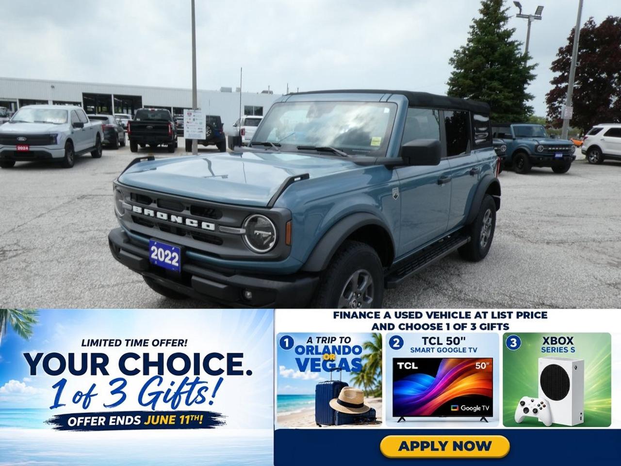 2022 Ford Bronco Big Bend | Heated Seats | Backup Cam | Photo0