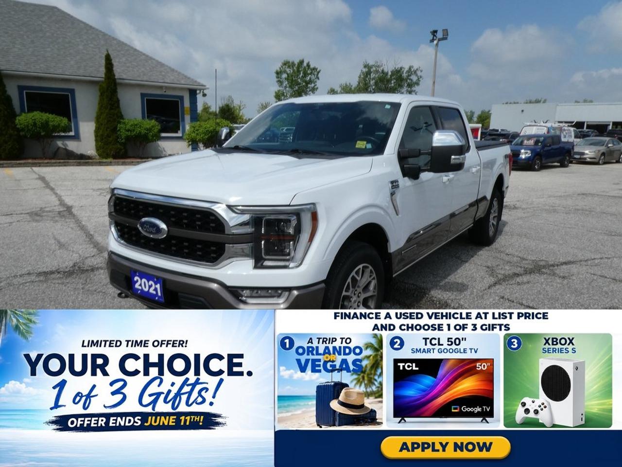 2021 Ford F-150 King Ranch | Heated Seats | Backup Cam | Nav | Photo0