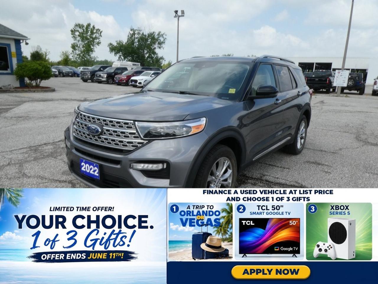 2022 Ford Explorer Limited | Heated Seats | Backup Cam | Nav | Photo