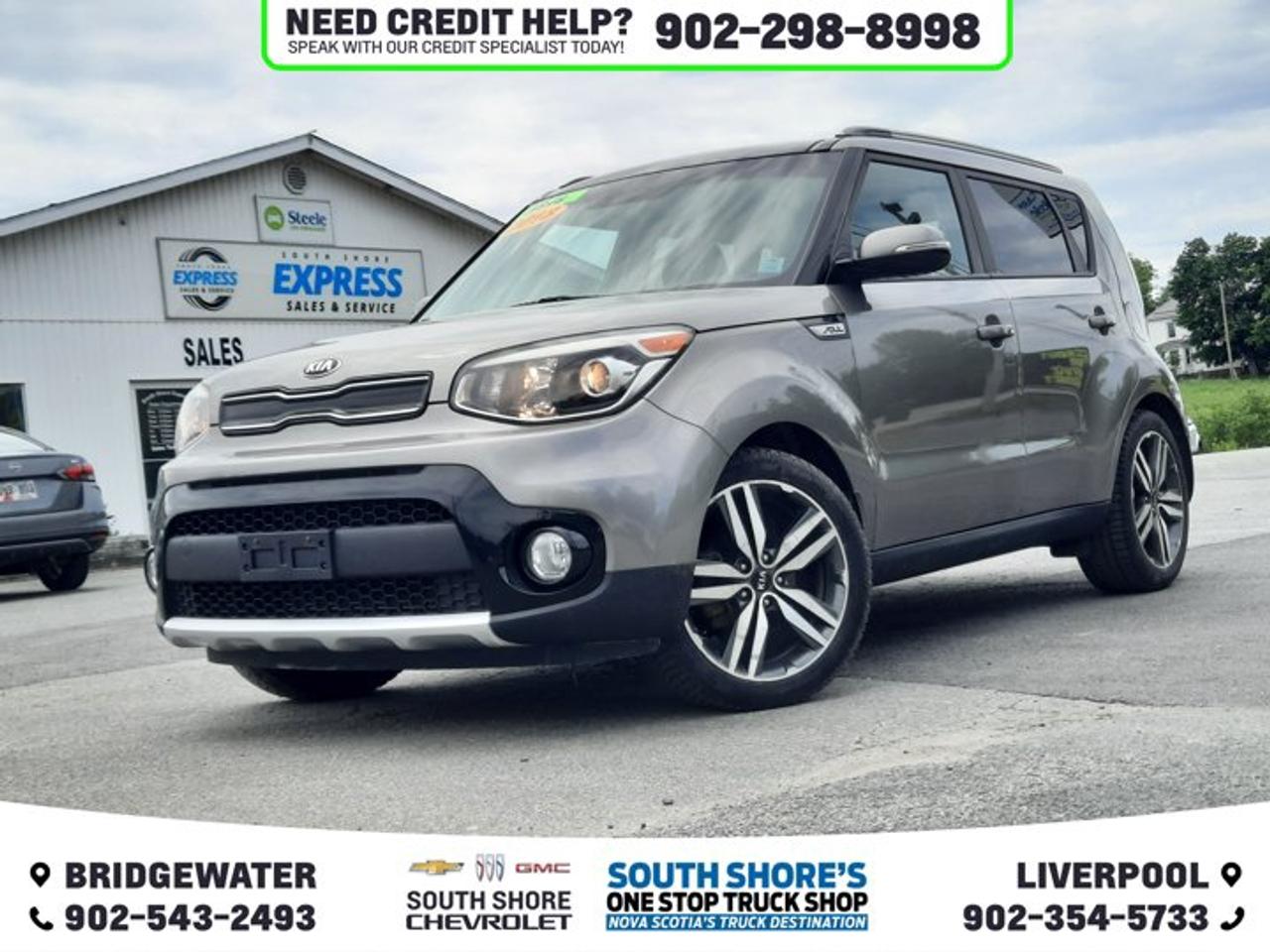 Awards: * 2018 KBB.com 10 Coolest New Cars Under $20,000 * 2018 KBB.com 10 Best Used Compact Cars Under $15,000 Recent Arrival! Gray 2018 Kia Soul EX For Sale, Bridgewater FWD 6-Speed Automatic I4 Clean Car Fax, ABS brakes, Air Conditioning, Alloy wheels, AM/FM radio: SiriusXM, Brake assist, Driver door bin, Electronic Stability Control, Exterior Parking Camera Rear, Front anti-roll bar, Front fog lights, Front reading lights, Front wheel independent suspension, Fully automatic headlights, Heated front seats, Illuminated entry, Outside temperature display, Passenger vanity mirror, Power door mirrors, Power steering, Rear window defroster, Remote keyless entry, Speed control, Split folding rear seat, Steering wheel mounted audio controls, Telescoping steering wheel, Tilt steering wheel, Traction control, Trip computer, Variably intermittent wipers.