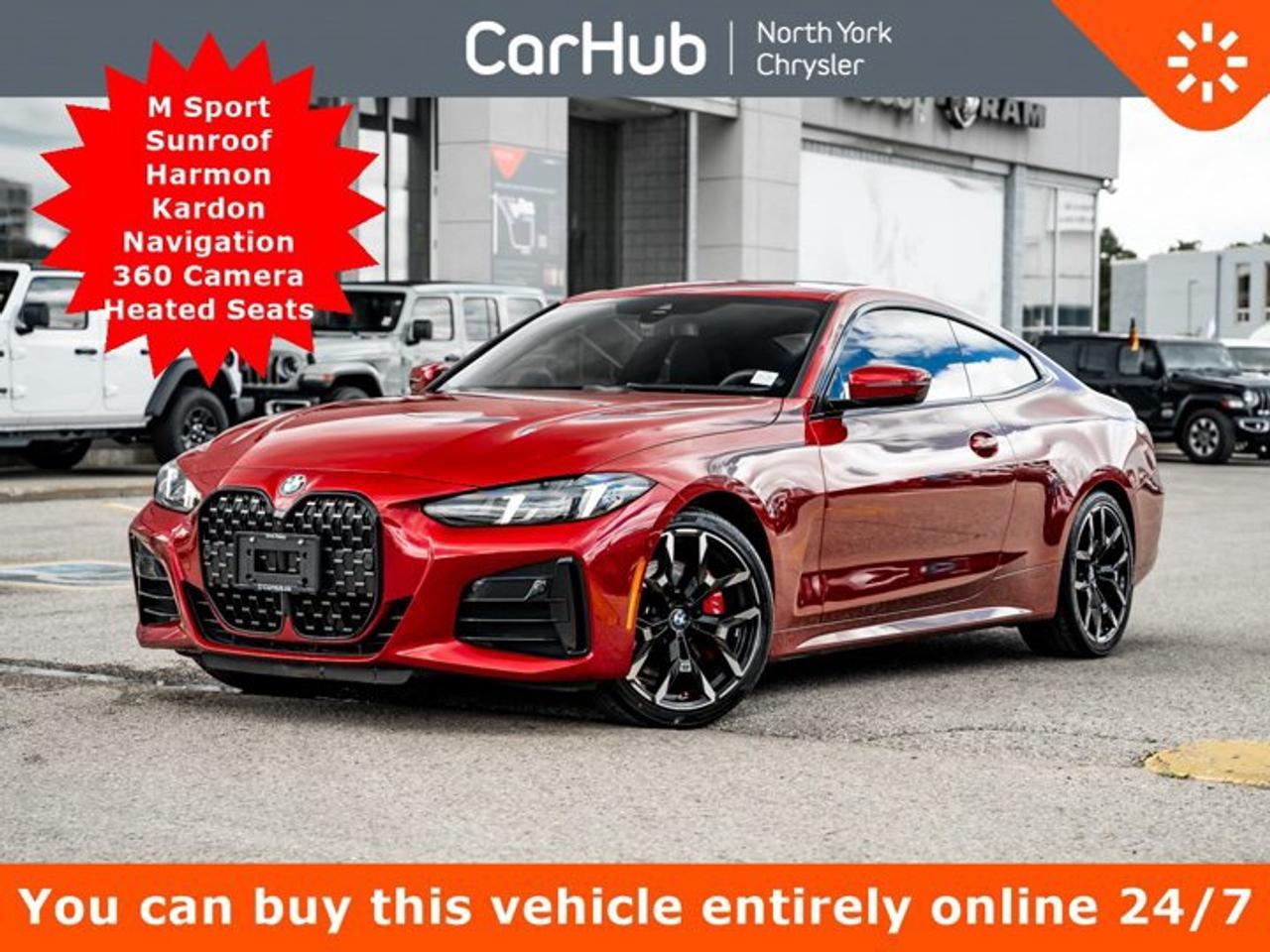 2026 BMW 4 Series 430i xDrive M Sport Sunroof Harmon Kardon Navi 360 Cam Heated Seats Photo0
