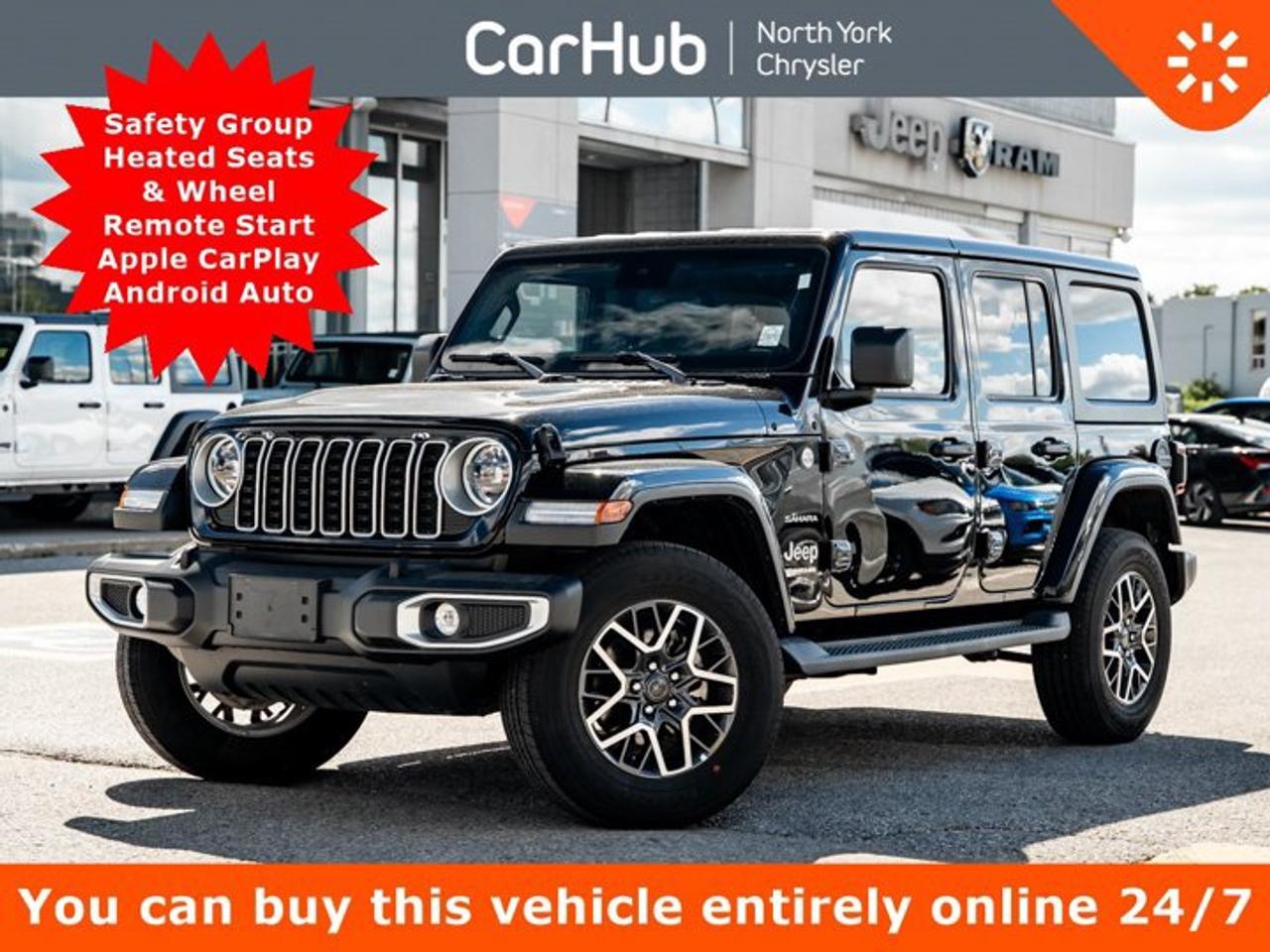 2024 Jeep Wrangler SAHARA Safety Group Heated Seats & Wheel Remote Start Photo0