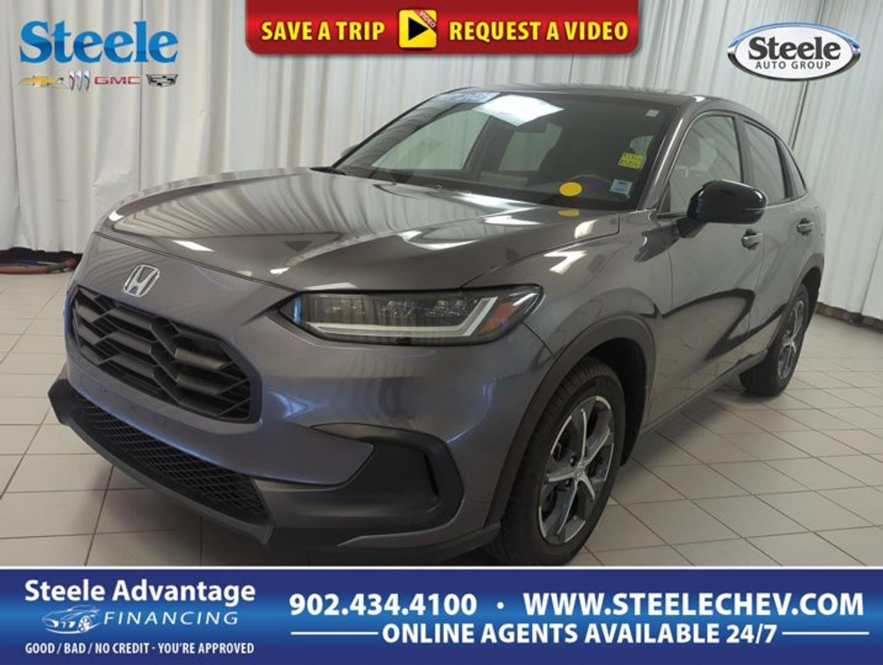 Discover a smart, versatile, and confidence-inspiring compact SUV at Steele Chevrolet Buick GMC in Dartmouth with this used 2025 Honda HR-V Sport. With just 15,033 km, four doors, all-wheel drive, and a smooth CVT, it is well suited for daily commuting, weekend trips, and changing Maritime road conditions.Powered by a 2.0-litre regular unleaded four-cylinder engine, this 2025 Honda HR-V Sport delivers a balanced mix of efficiency and everyday usability. Its practical size makes city driving easy, while the elevated ride height and useful cargo flexibility help it adapt to busy family life, errands, and travel with ease.FEATURES OF THE HR-V SportSport styling with bold exterior accentsAll-wheel drive for added tractionCVT supports smooth daily drivingFour-door layout with versatile cabinADVANCED SAFETY FEATURESStability control supports confident road handlingTraction control helps on slick roadsAdvanced airbag system for occupant supportRearview camera aids easier reversingPERFORMANCE AND EFFICIENCY2.0-litre four-cylinder gas engineContinuously variable transmission shifts smoothlyAll-wheel drive adds year-round confidenceEfficient design suits daily commutingCOMFORT AND CONVENIENCEFour doors allow easy passenger accessCompact size helps urban parkingElevated seating improves outward visibilityFlexible cabin suits active lifestylesTECHNOLOGY AND CONNECTIVITYDriver-focused controls are easy to reachClear instrument display supports quick checksModern cabin layout feels intuitiveUseful tech supports daily drivingCARGO SPACERear cargo area supports daily errandsSplit-folding versatility helps carry longer itemsWide opening eases loading tasksPractical storage suits busy routinesWHAT OTHER OWNERS LIKEEasy manoeuvring in tight city spacesConfident all-wheel drive in poor weatherSmooth ride for everyday commutingUseful cargo flexibility for active needsThis used 2025 Honda HR-V Sport stands out by focusing on what many drivers want most in a compact SUV: simple operation, strong day-to-day practicality, and dependable road manners. The 2.0-litre engine is well matched to the CVT, creating a smooth and predictable feel in traffic, on suburban roads, and during highway merging.Its all-wheel-drive system is an important advantage for drivers in Dartmouth and across Nova Scotia. Rain, slush, snow, and mixed road surfaces can all be part of the local driving experience, and the added traction helps this SUV feel composed when conditions become less than ideal. For many shoppers, that extra confidence is a key reason to choose the HR-V.Inside, the cabin is designed to make everyday use easier. The four-door configuration gives passengers simple entry and exit, while the compact footprint helps the driver handle parking lots and narrow urban spaces with less stress. The raised seating position also contributes to a better view of the road ahead, which many SUV owners appreciate on busy commutes.Another strength of this 2025 Honda HR-V Sport is its flexibility. Whether you are carrying groceries, sports gear, travel bags, or work items, the rear cargo area is ready to adapt. The layout supports the changing needs of daily life without making the vehicle feel too large or cumbersome.For drivers shopping at Steele Chevrolet Buick GMC, this HR-V offers a modern compact SUV experience with low kilometres, practical all-wheel drive capability, and the efficiency of a 2.0-litre gas engine. It is a smart fit for drivers who want comfort, value, and versatility in one well-rounded package.This 2025 Honda HR-V Sports VIN is: 3CZRZ2H56SM110019.