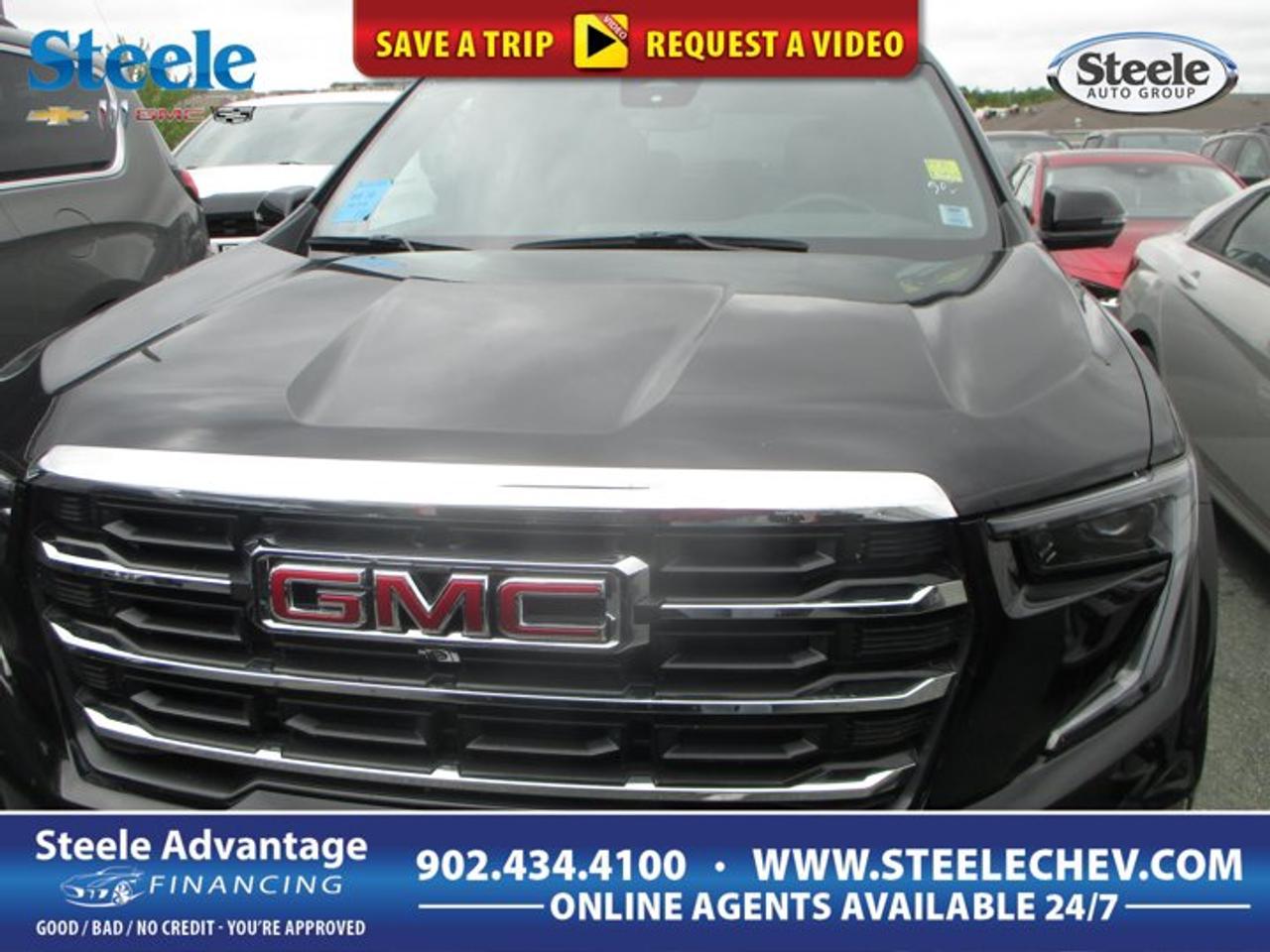 The used 2024 GMC Acadia Elevation is a smart choice for families and drivers who want modern utility with confident road manners. Offered by Steele Chevrolet Buick GMC in Dartmouth, this four-door SUV pairs a 2.5 L gas engine with automatic transmission and all-wheel drive for capable year-round travel.With 30,526 km on the odometer, this used 2024 GMC Acadia Elevation still feels fresh and ready for daily commuting, weekend trips, and busy family use. Its DOHC engine design supports smooth power delivery, while the updated Acadia layout brings practical space, easy access, and a refined driving experience.FEATURES OF THE Acadia ElevationFour-door SUV with bold modern presenceAutomatic transmission for smooth daily drivingAll-wheel drive for added traction2.5 L DOHC gas engineADVANCED SAFETY FEATURESAll-wheel drive supports stable road gripFour-door design helps family-friendly accessSolid SUV stance aids driver confidenceModern Acadia design supports everyday usabilityPERFORMANCE AND EFFICIENCY2.5 L gas engine balances powerDOHC design supports smooth engine responseAutomatic transmission delivers easy accelerationAll-wheel drive adds year-round capabilityCOMFORT AND CONVENIENCEFour doors simplify passenger entrySpacious SUV layout supports daily comfortPractical design suits family travel needsEasy-driving setup reduces commuting stressTECHNOLOGY AND CONNECTIVITYClear driver-focused controls aid daily useAutomatic operation makes driving more relaxedModern GMC cabin supports intuitive accessUseful layout keeps essentials closeCARGO SPACESUV body offers flexible cargo roomRear area suits groceries and gearCabin layout supports passenger belongingsPractical space fits active lifestylesWHAT OTHER OWNERS LIKEConfident all-wheel drive in poor weatherSmooth automatic transmission for commuting easeUseful cargo space for family dutyComfortable ride for longer highway tripsThe used 2024 GMC Acadia Elevation stands out with a balanced approach to power, comfort, and everyday flexibility. Its 2.5 L gas engine gives this SUV the strength needed for highway merging and city travel, while the automatic transmission helps keep every drive smooth and simple. For drivers in Dartmouth and across Atlantic Canada, all-wheel drive adds welcome assurance when roads turn wet, snowy, or uneven.This used 2024 GMC Acadia Elevation is well suited to active households that need one vehicle to do many jobs. School runs, errands, road trips, and weekend sports travel all become easier in an SUV with four proper doors, practical interior room, and the elevated driving position many drivers prefer. The Acadia name is known for blending family usefulness with a more refined feel on the road.The DOHC engine setup is another key advantage in this used 2024 GMC Acadia Elevation. Double overhead camshaft design is valued for helping engines breathe well and respond smoothly across a wide range of driving conditions. That means steady performance in traffic, composed cruising on the highway, and a driving feel that suits both short urban trips and longer journeys.At Steele Chevrolet Buick GMC in Dartmouth, this used 2024 GMC Acadia Elevation offers the kind of versatility many shoppers want without unnecessary complication. It delivers the core features that matter most: automatic convenience, all-wheel-drive confidence, useful SUV space, and proven GMC practicality. If you want a capable and modern sport utility vehicle with low-kilometre appeal for its model year, this Acadia deserves a close look.This 2024 GMC Acadia Elevations VIN is: 1GKENNKS0RJ222522 .