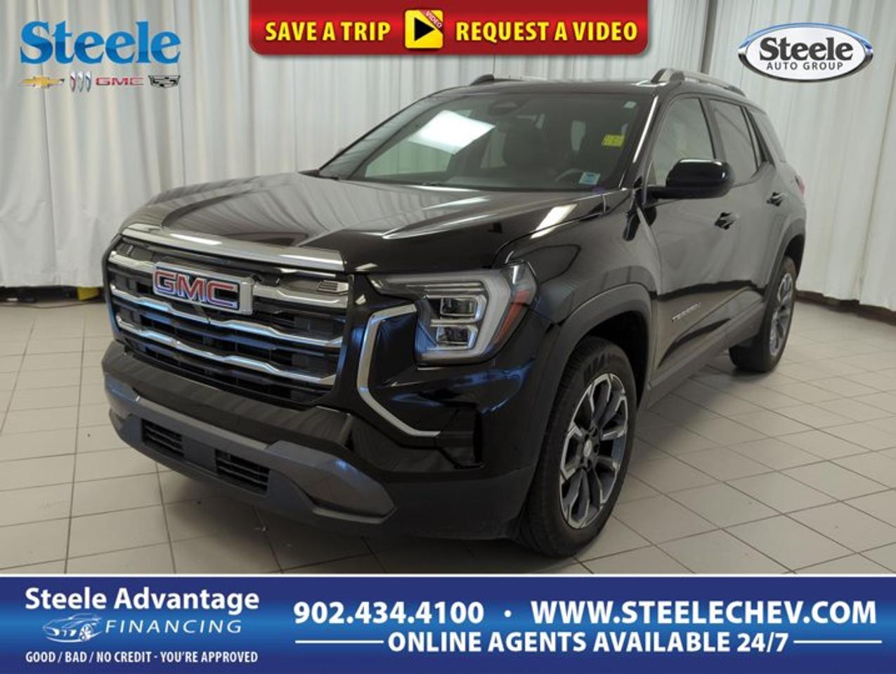 This used 2026 GMC Terrain Awd Elevation is a smart choice for drivers who want modern style, confident all-wheel drive capability, and everyday utility in one well-rounded SUV. Offered by Steele Chevrolet Buick GMC in Dartmouth, this four-door model pairs a black exterior with a black interior for a clean, upscale look. With 41,936 km, an automatic transmission, and a turbocharged 1.5-litre gas engine, it is ready for commuting, errands, and weekend travel across changing Atlantic Canadian road conditions.FEATURES OF THE Terrain Awd ElevationBlack exterior with bold SUV presenceAutomatic transmission for easy daily drivingAll-wheel drive for added tractionTurbocharged 1.5-litre four-cylinder engineADVANCED SAFETY FEATURESAll-wheel drive supports steadier road gripFour-door design helps everyday passenger accessResponsive handling suits changing road conditionsSolid SUV stance inspires driving confidencePERFORMANCE AND EFFICIENCYTurbocharged engine delivers smooth everyday powerAutomatic transmission supports relaxed city drivingEfficient four-cylinder design helps manage fuelEngine block heater aids cold startsCOMFORT AND CONVENIENCEFour doors simplify passenger entry dailyPractical cabin layout supports daily usabilityBlack interior offers a clean appearanceCompact SUV size eases urban parkingTECHNOLOGY AND CONNECTIVITYClear driver-focused controls support easy operationAutomatic transmission reduces busy-traffic effortModern GMC design emphasizes useful functionPractical setup suits daily driving needsCARGO SPACERear cargo area suits daily errandsSUV body style adds useful versatilityFlexible space supports weekend travel plansRoomy layout handles groceries and gearWHAT OTHER OWNERS LIKEConfident all-wheel drive in poor weatherGood balance of size and utilityTurbo power for everyday driving easeComfortable ride for commuting and tripsThe 2026 GMC Terrain Awd Elevation stands out as a practical compact SUV with the right mix of efficiency, traction, and style. Its turbocharged DOHC engine gives you responsive performance for merging, passing, and steady highway travel, while the automatic transmission keeps the drive smooth and simple. For Dartmouth drivers dealing with rain, slush, and changing seasonal conditions, all-wheel drive adds welcome confidence on the road.This example also includes aluminum wheels, which add a refined touch to the exterior while supporting a composed and capable stance. The black-on-black colour combination gives this SUV a modern and polished feel that looks great in any setting, from downtown streets to suburban driveways. The overall look is athletic yet understated, making it easy to appreciate day after day.Inside, the cabin is designed for straightforward comfort and everyday function. The four-door layout makes it easy to load passengers, shopping bags, backpacks, or work gear. Whether you are heading across Dartmouth, commuting into Halifax, or planning a longer highway drive, this GMC Terrain offers the versatility many drivers want from a compact SUV without feeling oversized or hard to manage.The engine block heater is a valuable addition for Canadian winters, helping with easier cold-weather starts when temperatures drop. That is a practical feature drivers in Nova Scotia can appreciate during frosty mornings. Combined with the turbocharged gas engine, this setup is built to support dependable daily use through all seasons.If you are shopping for a used SUV that delivers useful capability, attractive styling, and a strong everyday driving experience, this 2026 GMC Terrain Awd Elevation deserves a close look. It brings together the features many drivers care about most, including all-wheel drive traction, automatic convenience, practical cargo flexibility, and a sleek appearance. At Steele Chevrolet Buick GMC in Dartmouth, this GMC Terrain is ready to add confidence and versatility to your next drive.This 2026 GMC Terrain Awd Elevations VIN is: 3GKALUEG7TL129048 .