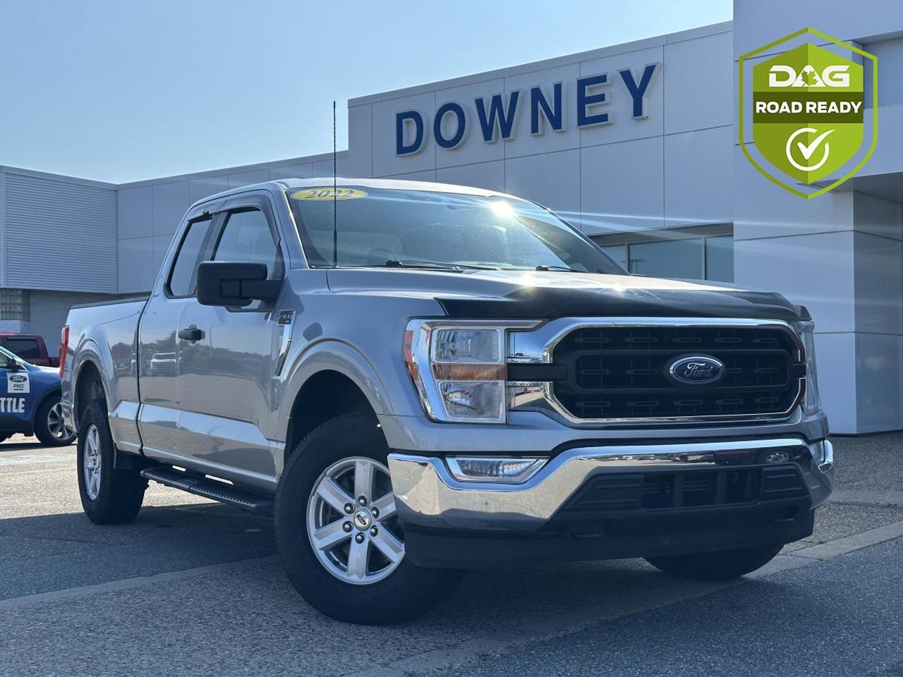 325 horsepower, 400 lb-ft of torque, and the proven 2.7L EcoBoost twin-turbo V6 make this 2022 Ford F-150 XLT a truck that delivers impressive capability, excellent efficiency, and everyday versatility. Built to handle demanding jobs while remaining comfortable and refined for daily driving, this F-150 continues to set the standard in the full-size pickup segment.

Powered by Fords highly regarded 2.7L EcoBoost engine, this truck provides outstanding low-end torque, strong towing capability, and responsive performance. Paired with Fords smooth 10-speed automatic transmission and intelligent 4WD system, it offers confidence in all weather conditions while delivering the efficiency that has made the EcoBoost lineup so popular among truck owners.

The SuperCrew cab provides one of the most spacious interiors in its class, offering exceptional rear-seat legroom and comfort for passengers. The XLT trim strikes the perfect balance between capability and comfort with premium cloth seating, a power drivers seat, remote start, power windows and locks, cruise control, air conditioning, and a thoughtfully designed cabin built for both work and family life.

Technology is a major highlight of the 2022 F-150. Equipped with Fords SYNC 4 infotainment system, this truck features a large touchscreen display, Apple CarPlay and Android Auto compatibility, Bluetooth connectivity, voice recognition, multiple USB ports, and a digital productivity screen that provides key vehicle and towing information. The intuitive interface keeps you connected whether youre on the job site or heading out on a road trip.

Ford Co-Pilot360 safety technology helps provide additional confidence behind the wheel. Features include Pre-Collision Assist with Automatic Emergency Braking, Blind Spot Information System, Rear Cross-Traffic Alert, Lane Keeping System, Rear View Camera, Auto High-Beam Headlamps, and AdvanceTrac with Roll Stability Control. These systems work together to help protect you and your passengers wherever the road takes you.

The bold exterior styling features Fords signature grille design, alloy wheels, chrome accents, and muscular body lines that have helped make the F-Series Canadas best-selling truck for generations. The practical 5.5-foot box offers excellent utility for hauling tools, equipment, recreational gear, or everyday cargo while maintaining easy maneuverability.

Combining EcoBoost performance, advanced technology, proven reliability, and the versatility of a SuperCrew cab, this 2022 Ford F-150 XLT is an outstanding choice for anyone looking for a truck that can handle work, recreation, and family duties with ease.

Why buy from Downey Ford? GREAT QUESTION!! Heres why: Market Value Pricing provides the most competitive prices on all our pre-owned vehicles, all the time! Downey Ford is the largest volume Ford dealership in the Maritimes. Every Pre-Owned Vehicle comes with New Wipers, New In-Cabin Filter, and New Engine Air Filter. Plus Plus Plus.

Reconditioning our pre-owned inventory is a source of pride for us! A basic motor vehicle inspection and a quick wash just isnt good enough for our customers. We complete an extremely thorough process, both mechanically and cosmetically, before it meets our standards.

Our mechanical inspection covers 100+++ components including the Engine, Electrical System, Suspension, Transmission, Brakes, Frame, and regular maintenance servicing. Our cosmetic reconditioning is elite and includes Shampooing of Carpet, Acid Wash of Rims, Dressing of Tires, Engine Detail, and a Multi-Stage Polish.

Here are some other extras we are happy to offer at no charge to you: Vehicle History Report, Accident / Damage Report, Stolen Vehicle Report, Lien Search Report, Credit Report Review and Counseling, Free Trade-In Appraisals, Relaxed Low Pressure Sales Experience, Finance Pre-Approval Service, Service Departments covering all of Southern New Brunswick, Delivery Services to all of Canada, Multiple Chartered Bank Financing Sources, Multiple Vehicle Protection Products available, Multiple Loan Protection Products available, and a Pet-Friendly Facility. Feel free to bring Bingo with you.

We want to EARN your business and hope to speak with you soon. Our knowledgeable and friendly sales staff are here to ensure a seamless and enjoyable car-buying experience. Call us at 506-632-6000 to book your test drive today and discover why Downey Ford is the trusted choice for so many.