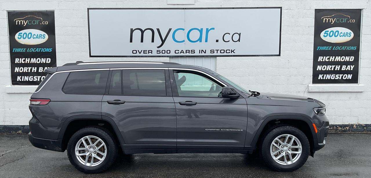 ???? 3.6L V6  JEEP GRAND CHEROKEE L LAREDO 2023  Room for the whole family with legendary capability! ????<br><br>

This spacious three-row SUV delivers the perfect blend of comfort, technology, and all-weather confidence. With low kilometers and premium features, its ready for your next adventure!<br><br>

? Four Wheel Drive<br>
? Heated Seats<br>
? Heated Steering Wheel<br>
? Backup Camera<br>
? Bluetooth Connectivity<br>
? Air Conditioning<br>
? Cruise Control<br>
? Full Power Group<br><br>

?? NO FEES! <span>(Just pay applicable taxes.)</span><br>
?? LOWEST PRICE GUARANTEED!<br><br>

?? 3 LOCATIONS TO SERVE YOU BETTER:<br>
?? RICHMOND: 1-888-416-2199<br>
?? KINGSTON: 1-888-508-3494<br>
?? NORTH BAY: 1-888-282-3560<br><br>

?? Visit <strong>WWW.MYCAR.CA</strong> to see this JEEP GRAND CHEROKEE L and more!<br>
?? Confidence, comfort, and value  all in one! ??