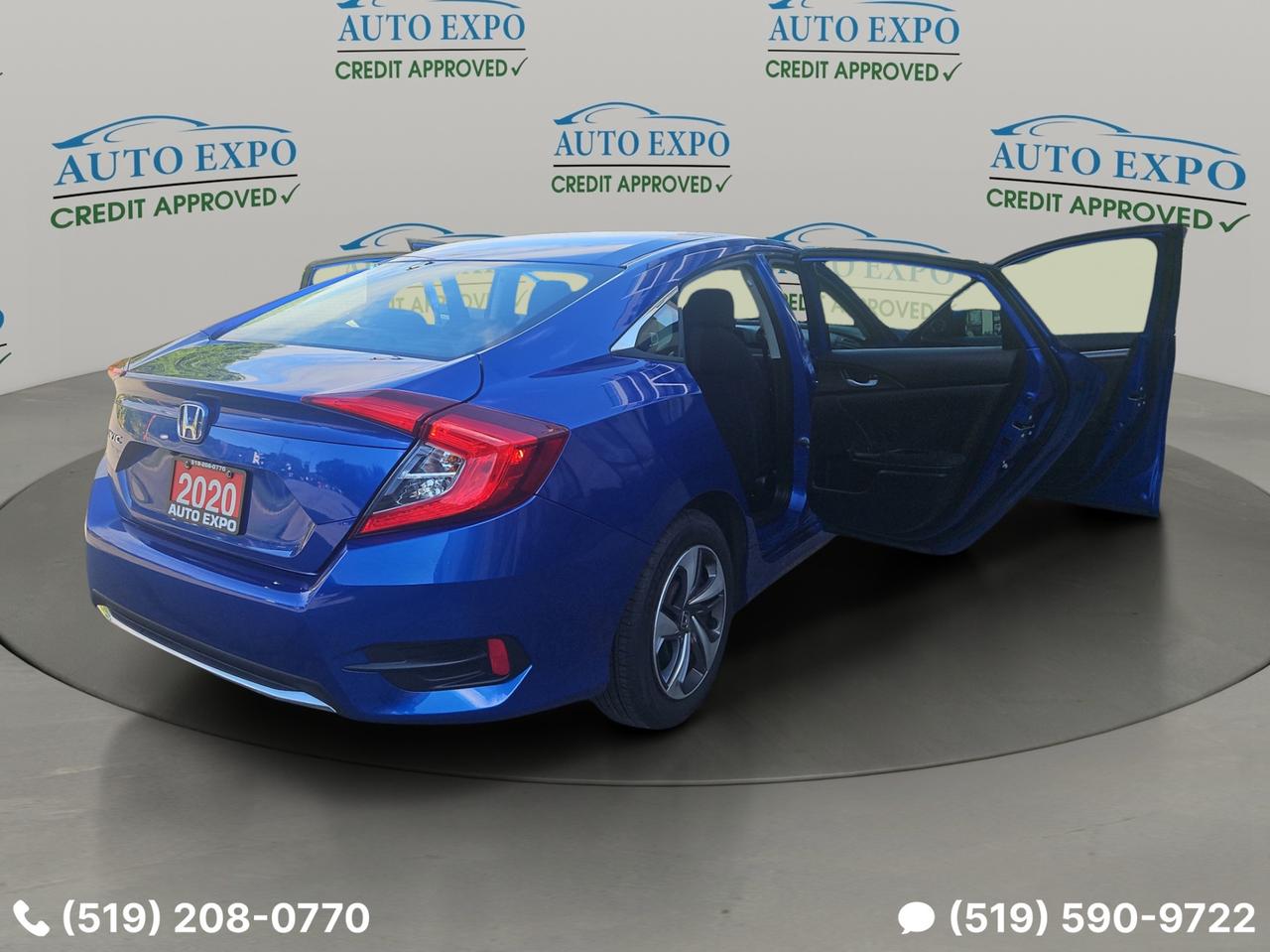 2020 Honda Civic Auto,A/C,New Ties,Certified,Backup Cam,Bluetooth Photo
