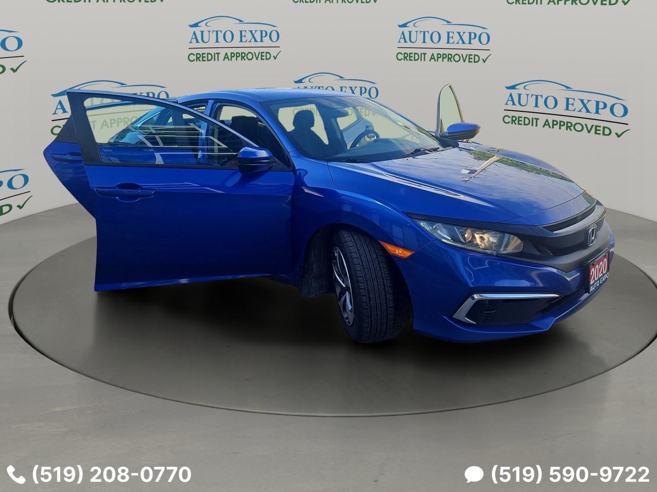 2020 Honda Civic Auto,A/C,New Ties,Certified,Backup Cam,Bluetooth Photo