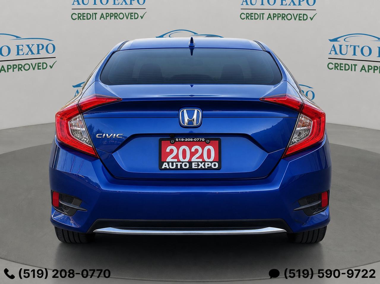 2020 Honda Civic Auto,A/C,New Ties,Certified,Backup Cam,Bluetooth Photo3