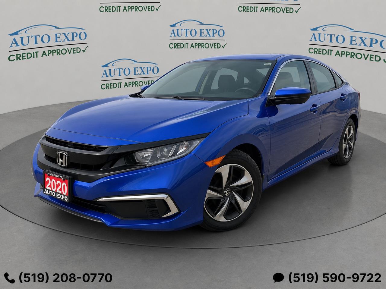 2020 Honda Civic Auto,A/C,New Ties,Certified,Backup Cam,Bluetooth - Photo #1
