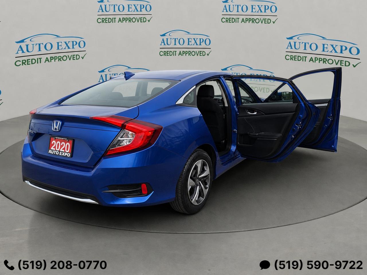 2020 Honda Civic Auto,A/C,New Ties,Certified,Backup Cam,Bluetooth Photo