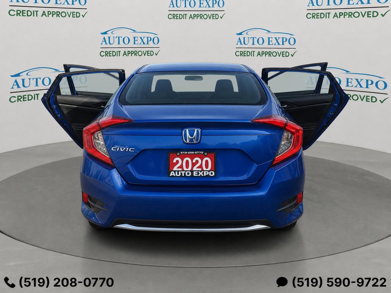 2020 Honda Civic Auto,A/C,New Ties,Certified,Backup Cam,Bluetooth Photo
