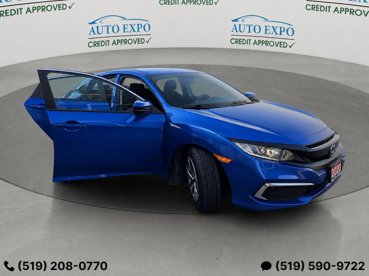 2020 Honda Civic Auto,A/C,New Ties,Certified,Backup Cam,Bluetooth Photo