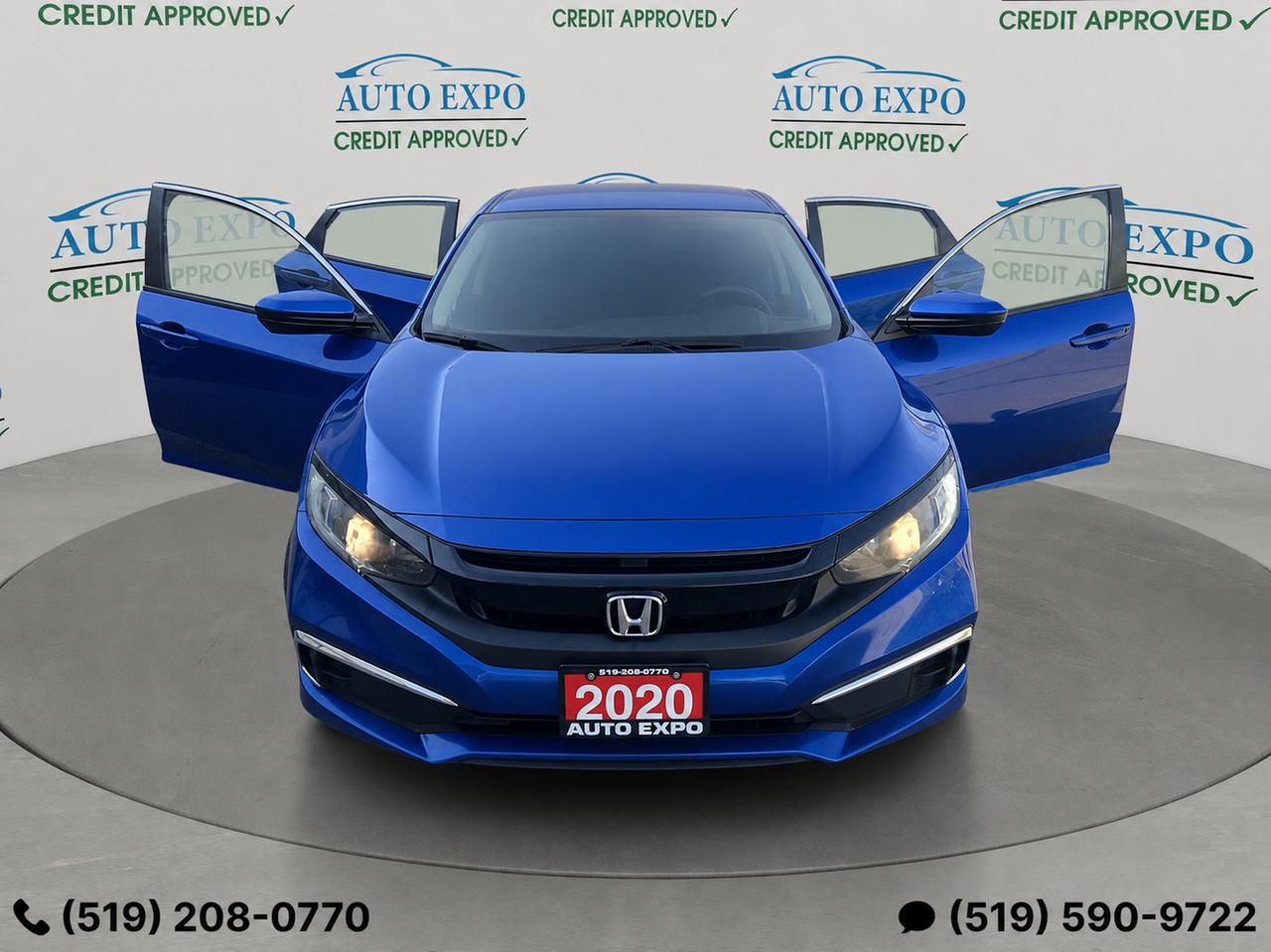 2020 Honda Civic Auto,A/C,New Ties,Certified,Backup Cam,Bluetooth Photo