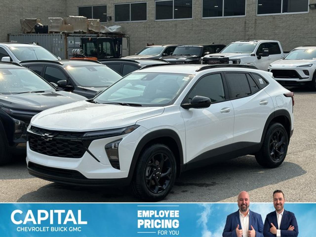 This Chevrolet Trax delivers a Turbocharged Gas 3-Cyl 1.2L/ engine powering this Automatic transmission. ENGINE, ECOTEC 1.2L TURBO DOHC DI WITH VARIABLE VALVE TIMING (VVT) (137 hp [102 kW] @ 5000 rpm, 162 lb-ft of torque [219 N-m] @ 2500 rpm) (STD), Wireless Apple CarPlay/Wireless Android Auto, Wipers, front intermittent, variable speed.*This Chevrolet Trax Comes Equipped with These Options *Wiper, rear, intermittent, Windows, power rear, express down, Window, power, front passenger with express down, Window, power, driver with express down, Wi-Fi Hotspot capable (Terms and limitations apply. See onstar.ca or dealer for details.), Wheels, 17 (43.2 cm) Grey-painted machined aluminum, Wheel, spare, 16 (40.6 cm) steel, Visors, driver and front passenger vanity mirrors, covered, Vehicle health management, USB ports, 2, one type-A and one type-C, located within the instrument panel.* Visit Us Today *A short visit to Capital Chevrolet Buick GMC Inc. located at 13103 Lake Fraser Drive SE, Calgary, AB T2J 3H5 can get you a tried-and-true Trax today!
