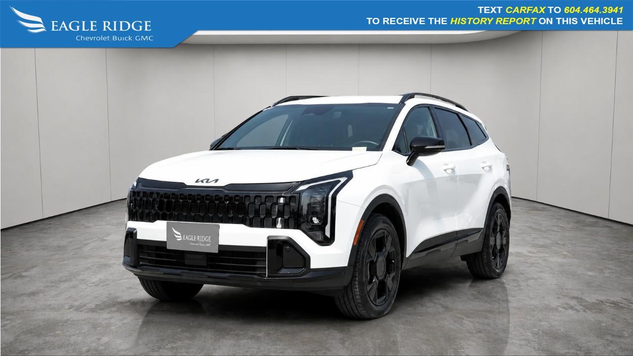 <p>This white 2026 Kia Sportage features black alloy wheels, black leather seats, a quality sound system, cruise control, active lane-keeping assist, a heated steering wheel, heated seats, a panoramic integrated display, automatic climate control, a power-adjustable seat, a rearview camera, Auto Hold, hill-assist control, Apple CarPlay, and Android Auto.</p> <p>Eagle Ridge GM in Coquitlam is your Locally Owned & Operated Chevrolet, Buick, GMC Dealer, and a Certified Service and Parts Center equipped with an Auto Glass & Premium Detail. Established over 30 years ago, we are proud to be Serving Clients all over Tri Cities, Lower Mainland, Fraser Valley, and the rest of British Columbia. Find your next New or Used Vehicle at 2595 Barnet Hwy in Coquitlam. Price Subject to $595 Documentation Fee. Financing Available for all types of Credit.</p>