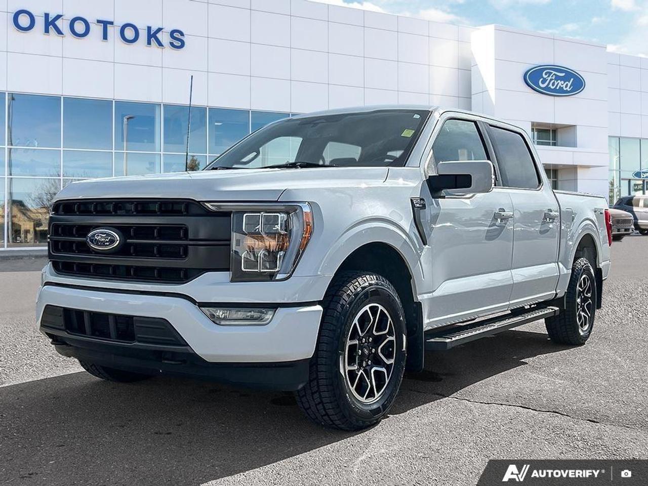 <p>This <strong>2023 Ford F-150 Lariat</strong> is a rugged and well-equipped truck that has been fully inspected and reconditioned by our team at Okotoks Ford Lincoln. Previously used for personal purposes, this truck offers a reliable history and has been maintained to high standards.</p><p>Our certified technicians have completed a comprehensive mechanical and safety inspection, ensuring the vehicle is ready for the road. The following maintenance was performed to ensure optimal performance:</p><ul><li><p>Performed a complete used car inspection.</p></li><li><p>Completed an engine oil and filter change using <strong>5W-30 synthetic oil</strong>.</p></li><li><p>Installed four new <strong>275/65R18 Laufenn XFIT AT tires</strong>, including a full mount and balance.</p></li><li><p>Performed a four-wheel alignment.</p></li><li><p>Replaced the cabin air filter.</p></li><li><p>Replaced all wiper blades.</p></li><li><p>Replaced the right-side license plate bulb.</p></li><li><p>The windshield was identified for replacement, which was scheduled for June 19, 2026.</p></li></ul><p>This F-150 is powered by the capable <strong>3.5L V6 EcoBoost engine</strong> paired with a <strong>10-speed automatic transmission</strong>. It includes the <strong>Lariat Sport Package</strong> and features a variety of premium amenities:</p><ul><li><p><strong>Intelligent 4x4 System</strong>: Designed for superior traction in diverse driving conditions.</p></li><li><p><strong>Leather-Trimmed Seating</strong>: Includes heated and ventilated power driver and passenger seats with memory settings.</p></li><li><p><strong>B&O Audio System</strong>: Provides a premium listening experience.</p></li><li><p><strong>Ford Co-Pilot360 Features</strong>: Includes BLIS with cross-traffic alert, reverse brake assist, and a reverse sensing system.</p></li><li><p><strong>Convenience Features</strong>: Equipped with a power tailgate with a step, 136-litre fuel tank, and a <strong>12-inch productivity screen</strong>.</p></li></ul><p>The vehicle has a clean history with no reported accidents or damage and no open safety recalls as of June 10, 2026.</p><p>Text or Call us today at Okotoks Ford Lincoln for a personalized video walk-around or to book your test drive of this vehicle.</p>