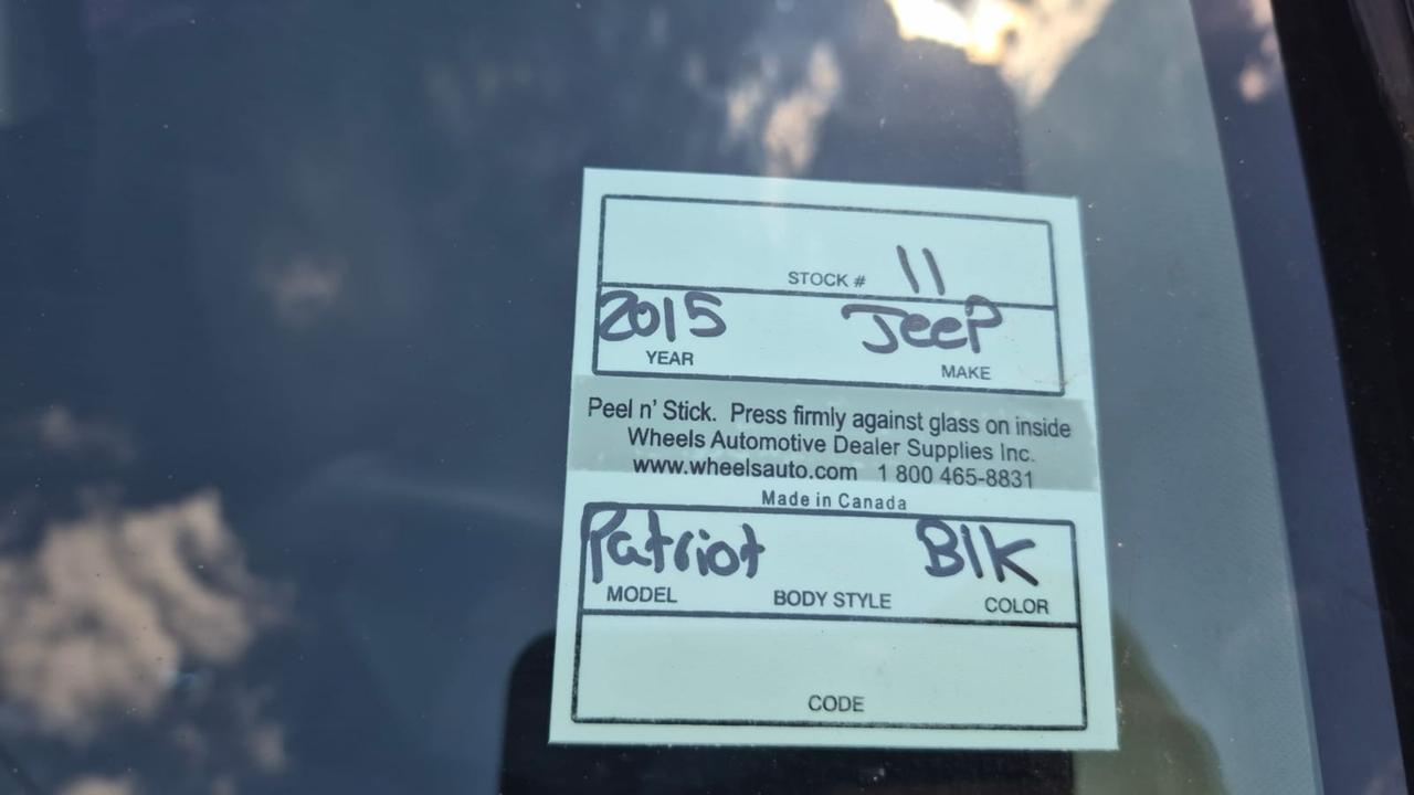 2015 Jeep Patriot ALTITUDE, 4X4, ALLOYS, RUNS WELL, AS IS SPECIAL Photo