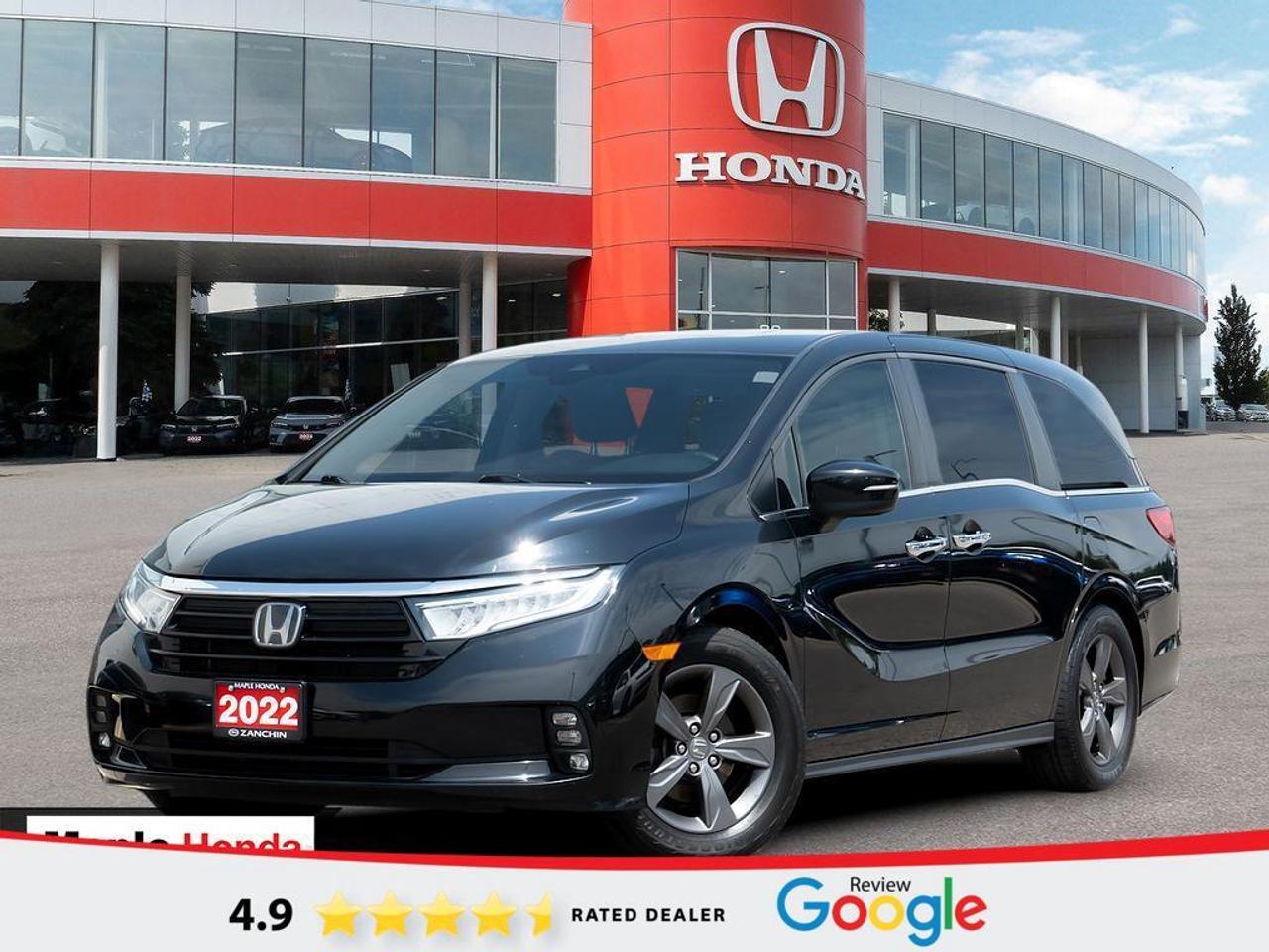 New Price! 2022 Honda Odyssey EX Sunroof| Heated Seats| Auto start| DVD| Good Condition

FWD 10-Speed Automatic V6

Certified.

Certification Program Details: * 7 year / 160,000 km Power Train Warranty whichever comes first. This is an additional 2 year/60,000 kms beyond the original factory Power Train warranty. Honda Certified Used Vehicles also have the option to upgrade to a Honda Plus Extended Warranty * Vehicle history report. Access to My Honda * Multipoint Inspection * 24 hours/day, 7 days/week * 7 day/1,000 km exchange privilege whichever comes first * Exclusive finance rates on Certified Pre-Owned Honda models AWD CVT

Why Buy from Maple Honda? REVIEWS: Why buy an used car from Maple Honda? Our reviews will answer the question for you. We have over 2,500 Google reviews and have an average score of 4.9 out of a possible 5. Who better to trust when buying an used car than the people who have already done so? DEPENDABLE DEALER: The Zanchin Group of companies has been providing new and used vehicles in Vaughan for over 40 years. Since 1973 our standards of excellent service and customer care has enabled us to grow to over 34 stores in the Great Toronto area and beyond. Still family owned and still providing exceptional customer care. WARRANTY / PROTECTION: Buying an used vehicle from Maple Honda is always a safe and sound investment. We know you want to be confident in your choice and we want you to be fully satisfied. Thats why ALL our used vehicles come with our limited warranty peace of mind package included in the price. No questions, no discussion - 30 days safety related items only. From the day you pick up your new car you can rest assured that we have you covered. TRADE-INS: We want your trade! Looking for the best price for your car? Our trade-in process is simple, quick and easy. You get the best price for your car with a transparent, market-leading value within a few minutes whether you are buying a new one from us or not. Our Used Sales Department is ALWAYS in need of fresh vehicles. Selling your car? Contact us for a value that will make you happy and get paid the same day. Https:/www.maplehonda.com.

Easy to buy, easy for servicing. You can find us in the Maple Auto Mall on Jane Street north of Rutherford. We are close both Canadas Wonderland and Vaughan Mills shopping centre. Easy to call in while you are shopping or visiting Wonderland, Maple Honda provides used Honda cars and trucks to buyers all over the GTA including, Toronto, Scarborough, Vaughan, Markham, and Richmond Hill. Our low used car prices attract buyers from as far away as Oshawa, Pickering, Ajax, Whitby and even the Mississauga and Oakville areas of Ontario. We have provided amazing customer service to Honda vehicle owners for over 40 years. As part of the Zanchin Auto group we offer dependable service and excellent customer care. We are here for you and your Honda.