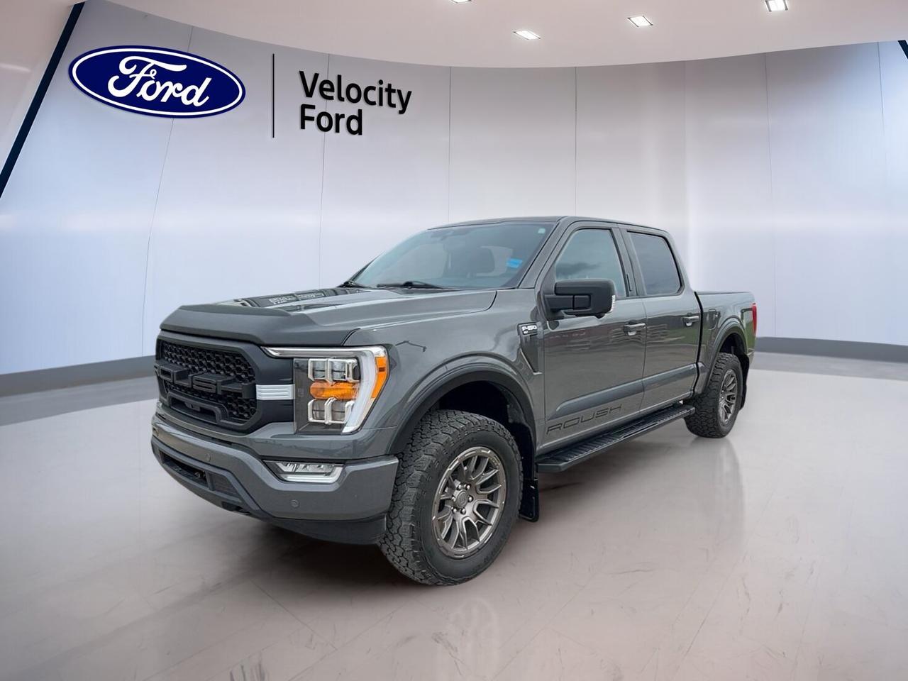 // ACCIDENT FREE!! //

Built for hard work and daily comfort, this 2021 Ford F-150 XLT 4WD SuperCrew 5.5 Box is a smart pick at Velocity Ford in Moose Jaw. CARFAX Canada reports no accident, giving you added peace of mind from the start.

Finished in Grey with a Black interior, this used 2021 Ford F-150 XLT 4WD SuperCrew 5.5 Box has 71,149 km and a 5.0-litre unleaded V8 engine paired with an automatic transmission. Its four-door SuperCrew cab adds easy access for family, crew, or gear.

FEATURES OF THE F-150 XLT 4WD SuperCrew 5.5 Box
»» Grey exterior with bold truck presence
»» Black cabin with roomy four-door layout
»» 5.0-litre V8 with automatic transmission
»» 71,142 km with accident-free CARFAX report

TRUCK FEATURES
»» Tows up to 4,580 kg confidently
»» Four-Wheel Drive for added traction
»» Rear tow hook supports work-ready capability
»» Off-road tires help on rough surfaces

ADVANCED SAFETY FEATURES
»» Backup camera helps with reversing visibility
»» Blind spot monitor adds lane awareness
»» Lane departure warning supports safer travel
»» Side and head airbags boost protection

PERFORMANCE AND EFFICIENCY
»» 5.0-litre V8 delivers strong, smooth power
»» Automatic transmission shifts with ease
»» Dual shift mode adds control
»» Power steering supports confident handling

COMFORT AND CONVENIENCE
»» Front air conditioning keeps cabin comfortable
»» Cruise control helps on longer drives
»» Power windows add everyday convenience
»» Driver and passenger lumbar support

TECHNOLOGY AND CONNECTIVITY
»» Bluetooth integration supports hands-free calling
»» WiFi hotspot keeps devices connected
»» Steering wheel audio controls add ease
»» Automatic headlights improve daily convenience

CARGO SPACE
»» SuperCrew cab adds useful interior room
»» 5.5-foot box suits daily hauling
»» Spare tire adds backup reassurance
»» Rear access area supports cargo flexibility

AWARDS & RECOGNITIONS
»» North American Truck of the Year, North American Car, Truck and Utility Vehicle of the Year, 2021
»» Best Buy Award, The Car Guide, 2021

WHAT OTHER OWNERS LIKE
»» Strong V8 power for towing needs
»» Spacious SuperCrew cabin for passengers
»» User-friendly controls and easy connectivity
»» Confident four-wheel-drive capability year-round

This 2021 Ford F-150 XLT 4WD SuperCrew 5.5 Box gives you proven capability, practical features, and the comfort needed for life in Saskatchewan. From towing and weekend projects to commuting in changing weather, it is ready to do the job with confidence and classic Ford truck strength.

This 2021 Ford F-150 XLT 4WD SuperCrew 5.5 Boxs VIN is: 1FTFW1E52MKD76843 .