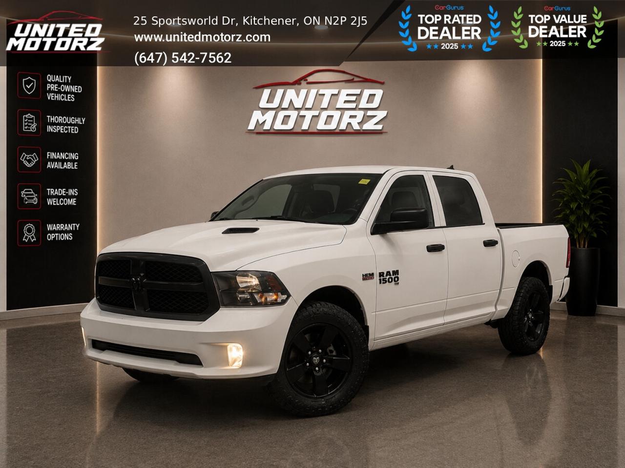 2019 RAM 1500 Classic Express 4x4 Crew Cab ~SAFETY CERTIFIED~ ONE OWNER Photo