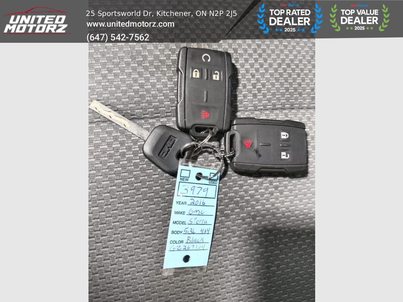 2016 GMC Sierra 1500 DOUBLE CAB 5.3L V8 ~SAFETY CERTIFIED~ 45 SERVICE R Photo