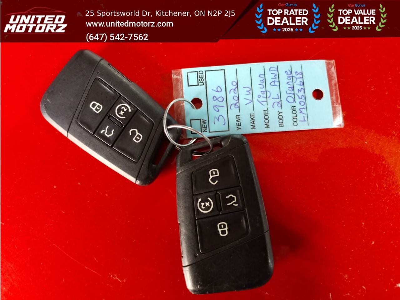 2020 Volkswagen Tiguan Highline~SAFETY CERTIFIED~ 22 SERVICE RECORDS~ NO Photo