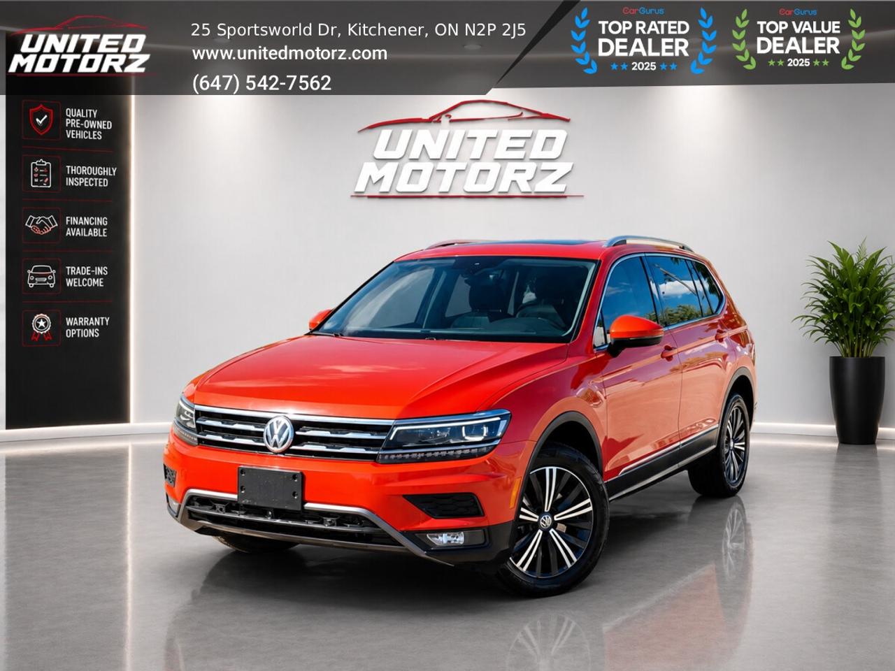 2020 Volkswagen Tiguan Highline~SAFETY CERTIFIED~ 22 SERVICE RECORDS~ NO Photo