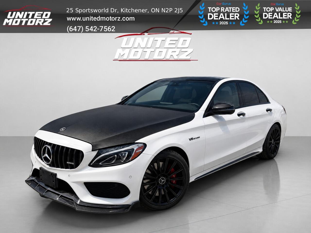 Used 2017 Mercedes-Benz C-Class AMG C43 4MATIC BI-TURBO V6 ~SAFETY CERTIFIED~ for sale in Kitchener, ON