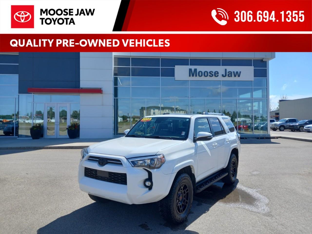 <p>Adventure-ready and built to last! This 2023 Toyota 4Runner SR5 is a well-equipped 7-passenger SUV that combines legendary Toyota reliability with the capability to tackle workdays, road trips, and everything in between.</p><p>This local trade has been Toyota Certified Pre-Owned, professionally detailed, and is ready for its next owner. With seating for seven and rugged body-on-frame construction, the 4Runner is equally at home on the highway, at the job site, or exploring off the beaten path.</p>