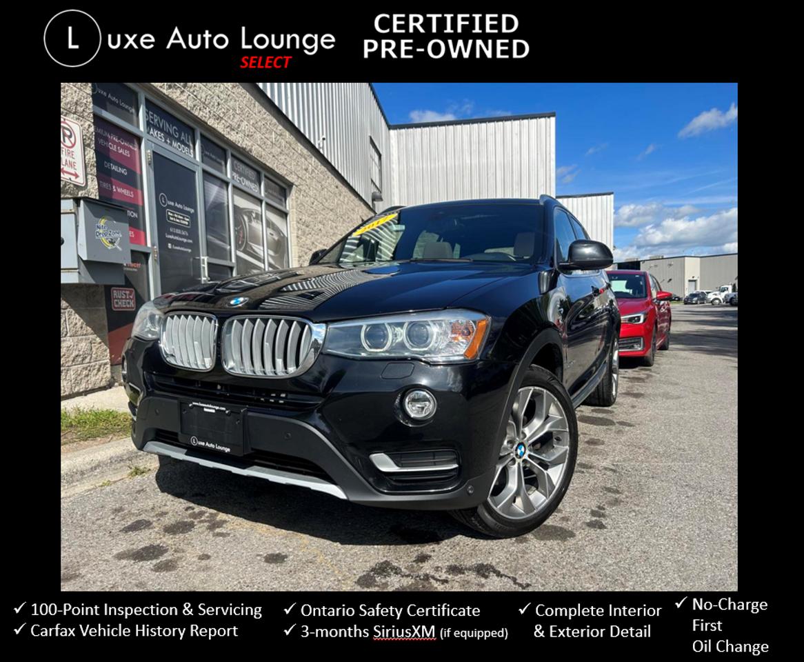 2017 BMW X3 xDrive28i - LOW KM, PANO ROOF, H/K STEREO, LOADED!