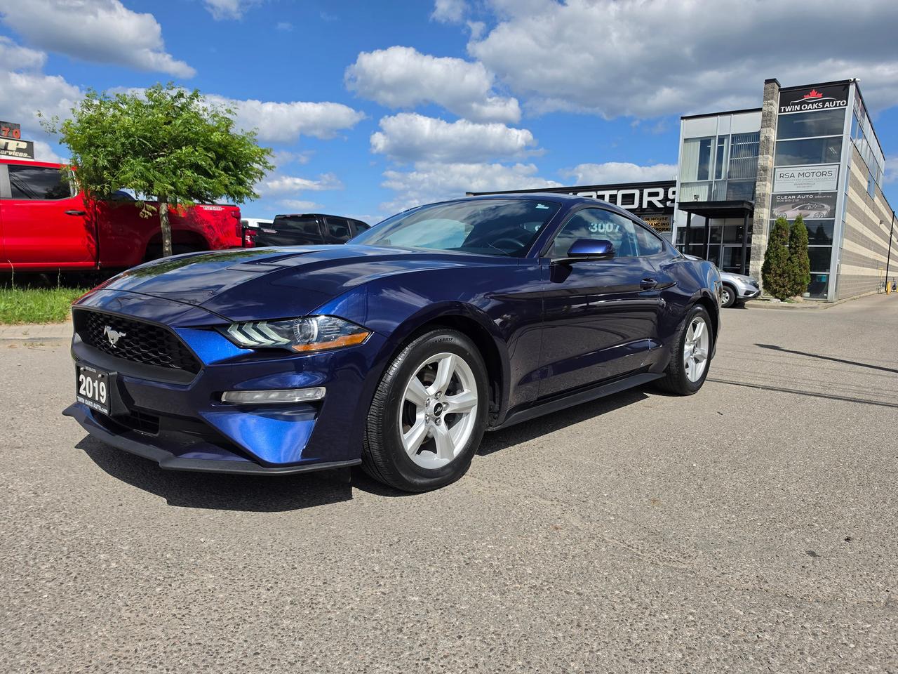 <p data-start=708 data-end=789><strong data-start=708 data-end=789>2019 Ford Mustang EcoBoost Coupe &ndash; 6-Speed Manual &ndash; Turbocharged Performance!</strong></p><p data-start=791 data-end=1138>Experience the perfect combination of classic Mustang styling and modern turbocharged performance with this 2019 Ford Mustang EcoBoost Coupe. Powered by Fords responsive 2.3L EcoBoost engine and paired with a sought-after 6-speed manual transmission, this Mustang delivers an engaging driving experience while maintaining impressive fuel economy.</p><p data-start=1140 data-end=1312>Finished in a stunning deep blue metallic, this Mustang turns heads everywhere it goes and offers the aggressive styling and performance that have made the Mustang an icon.</p><p data-start=1314 data-end=1335><strong data-start=1314 data-end=1335>Features Include:</strong></p><ul data-start=1336 data-end=1652><li data-section-id=w3zdih data-start=1336 data-end=1371>2.3L EcoBoost Turbocharged Engine</li><li data-section-id=obxazc data-start=1372 data-end=1401>6-Speed Manual Transmission</li><li data-section-id=1751o0w data-start=1402 data-end=1421>Push Button Start</li><li data-section-id=1tas6zj data-start=1422 data-end=1437>Backup Camera</li><li data-section-id=6hyl4r data-start=1438 data-end=1462>Bluetooth Connectivity</li><li data-section-id=1ck5ydw data-start=1463 data-end=1479>Cruise Control</li><li data-section-id=1ce2iba data-start=1480 data-end=1504>Selectable Drive Modes</li><li data-section-id=bcdogv data-start=1505 data-end=1529>LED Signature Lighting</li><li data-section-id=1h79zxd data-start=1530 data-end=1548>Air Conditioning</li><li data-section-id=1wcb1n4 data-start=1549 data-end=1581>Power Windows, Locks & Mirrors</li><li data-section-id=16lu27f data-start=1582 data-end=1604>Factory Alloy Wheels</li><li data-section-id=h2kbia data-start=1605 data-end=1620>Keyless Entry</li><li data-section-id=jevozw data-start=1621 data-end=1652>Steering Wheel Audio Controls</li></ul><p data-start=1654 data-end=1800>This Mustang has been well cared for and offers an excellent opportunity to own a modern sports coupe with the enjoyment of a manual transmission.</p><p data-start=1802 data-end=1892>Additional Certification Cost: The full certification cost for this vehicle is $790 + HST.</p><p data-start=1894 data-end=2127><strong data-start=1894 data-end=1933>Whats Included with Certification:</strong><br>&bull; The vehicle will be delivered with a valid safety certification and a 36-day safety item warranty.<br data-start=2034 data-end=2037>&bull; Fresh oil change and fluid top-up service.<br data-start=2081 data-end=2084>&bull; Professional detailing prior to delivery.</p><p data-start=2129 data-end=2334>At Twin Oaks Auto, we are committed to providing a hassle-free car buying experience. From your first inquiry to driving off in your new vehicle, our goal is to get you on the road quickly and stress-free.</p><p data-start=2336 data-end=2368><strong data-start=2336 data-end=2368>Financing Options Available!</strong></p><p data-start=2370 data-end=2402>Contact Us Today:<br data-start=2387 data-end=2390>905-339-3330</p>