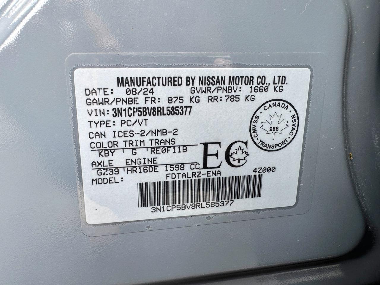 2024 Nissan Kicks S Photo