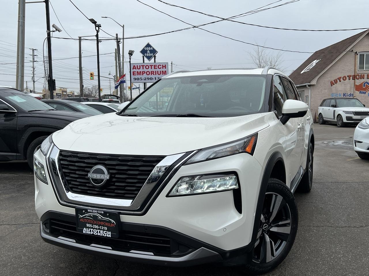 2023 Nissan Rogue SL Pearl White AWD   FULLY LOADED   Leather Htd Re Photo