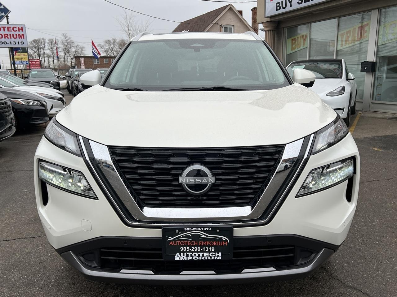 2023 Nissan Rogue SL Pearl White AWD   FULLY LOADED   Leather Htd Re Photo