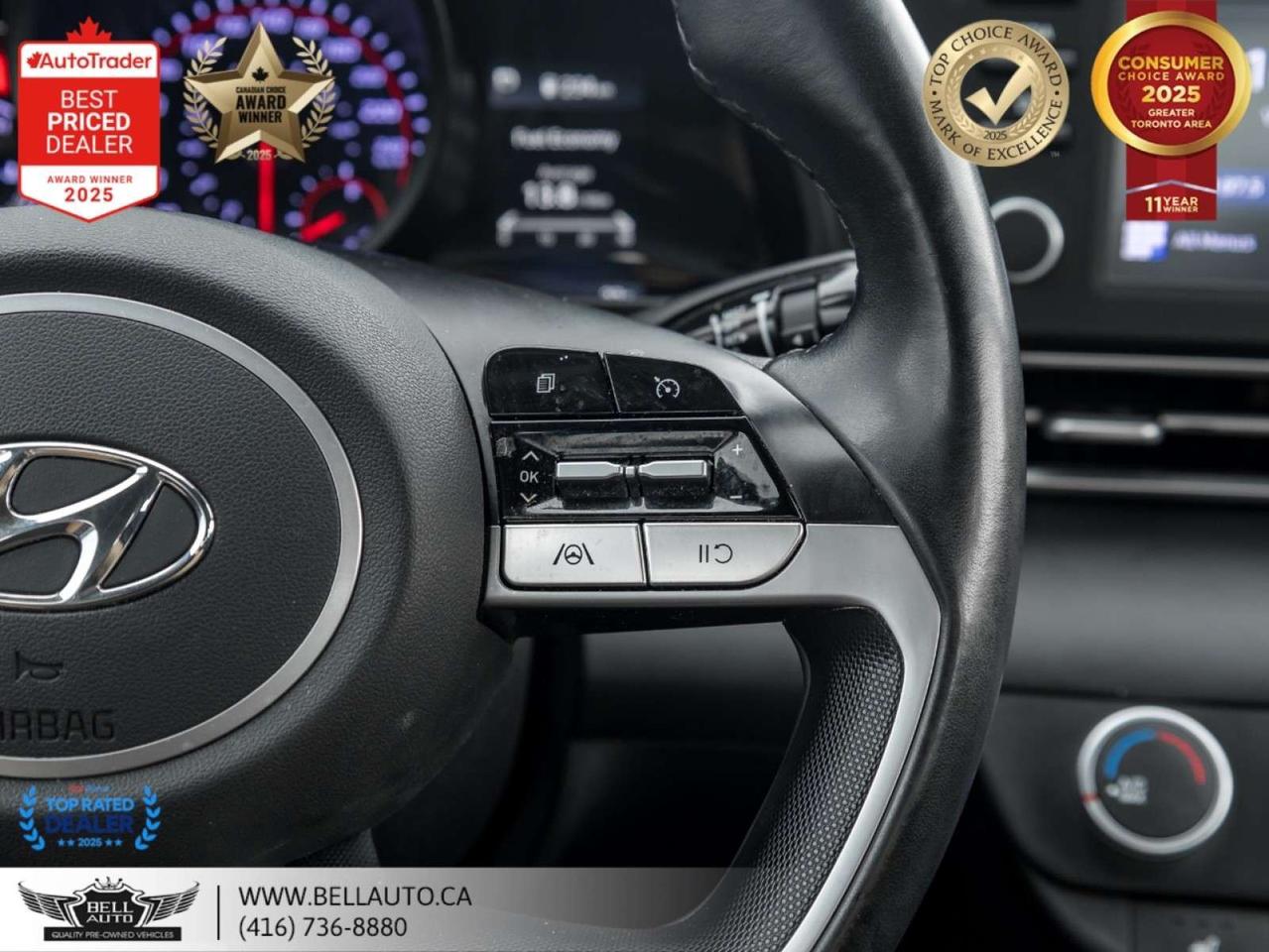 2022 Hyundai Elantra Preferred   CARPLAY   B.CAM   BLTH   HTD SEATS   LOWKMS   NOACCIDENT Photo