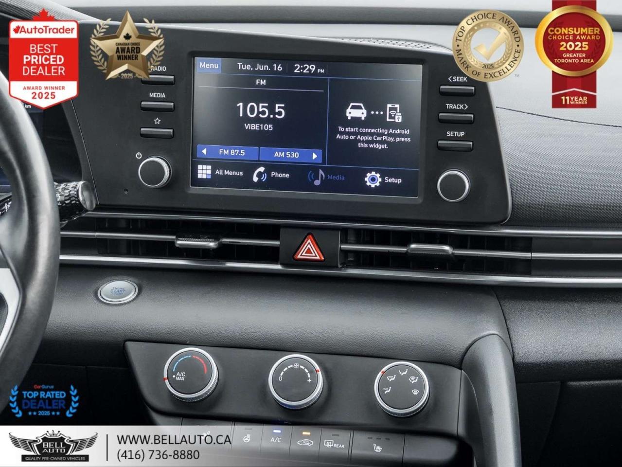 2022 Hyundai Elantra Preferred   CARPLAY   B.CAM   BLTH   HTD SEATS   LOWKMS   NOACCIDENT Photo