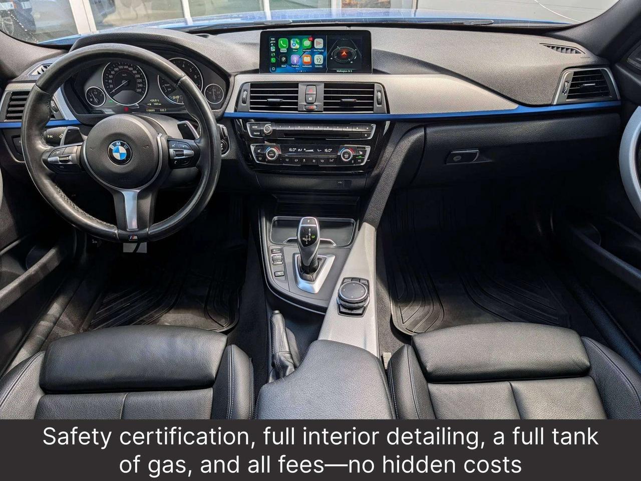 2017 BMW 335i Clean CarFax   Full Dealer Service   2 Keys   MSp Photo