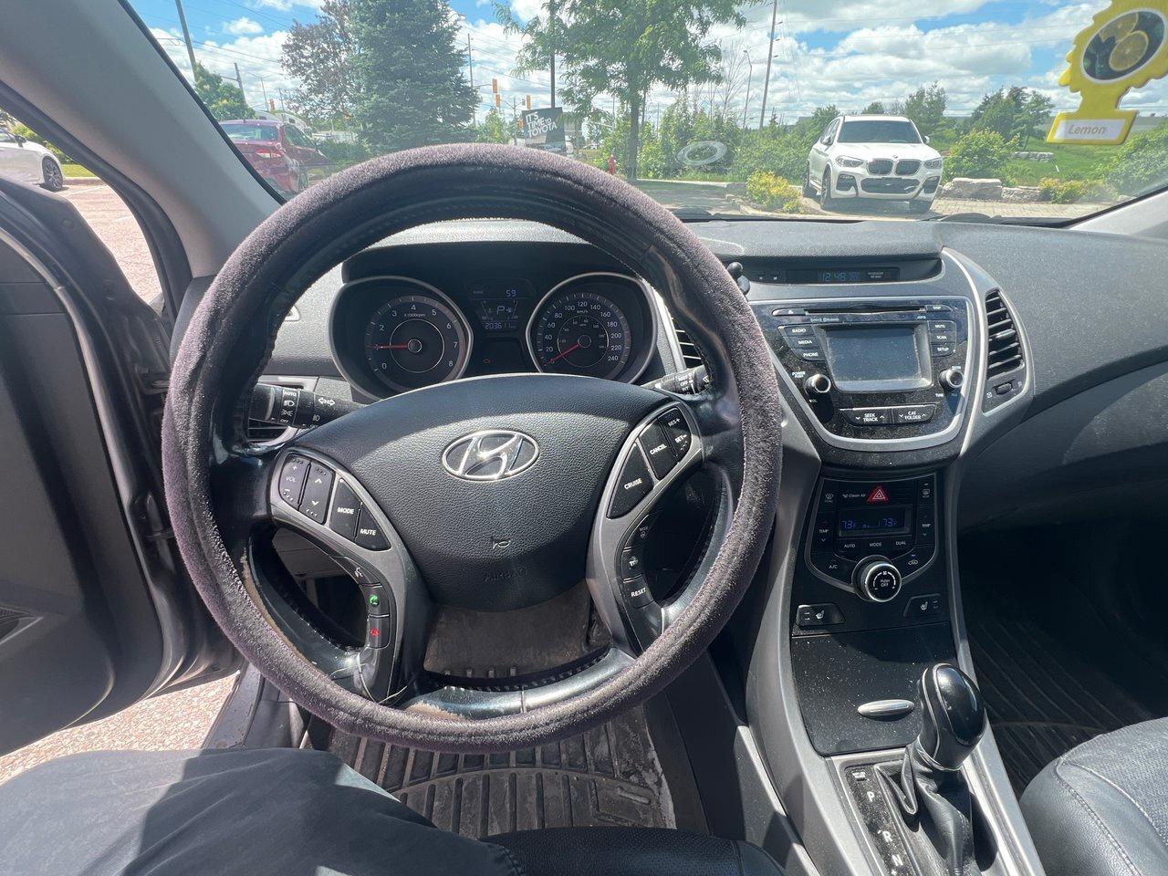 2014 Hyundai Elantra Limited at SOLD AS/IS   LEATHER   BACKUP CAMERA Photo
