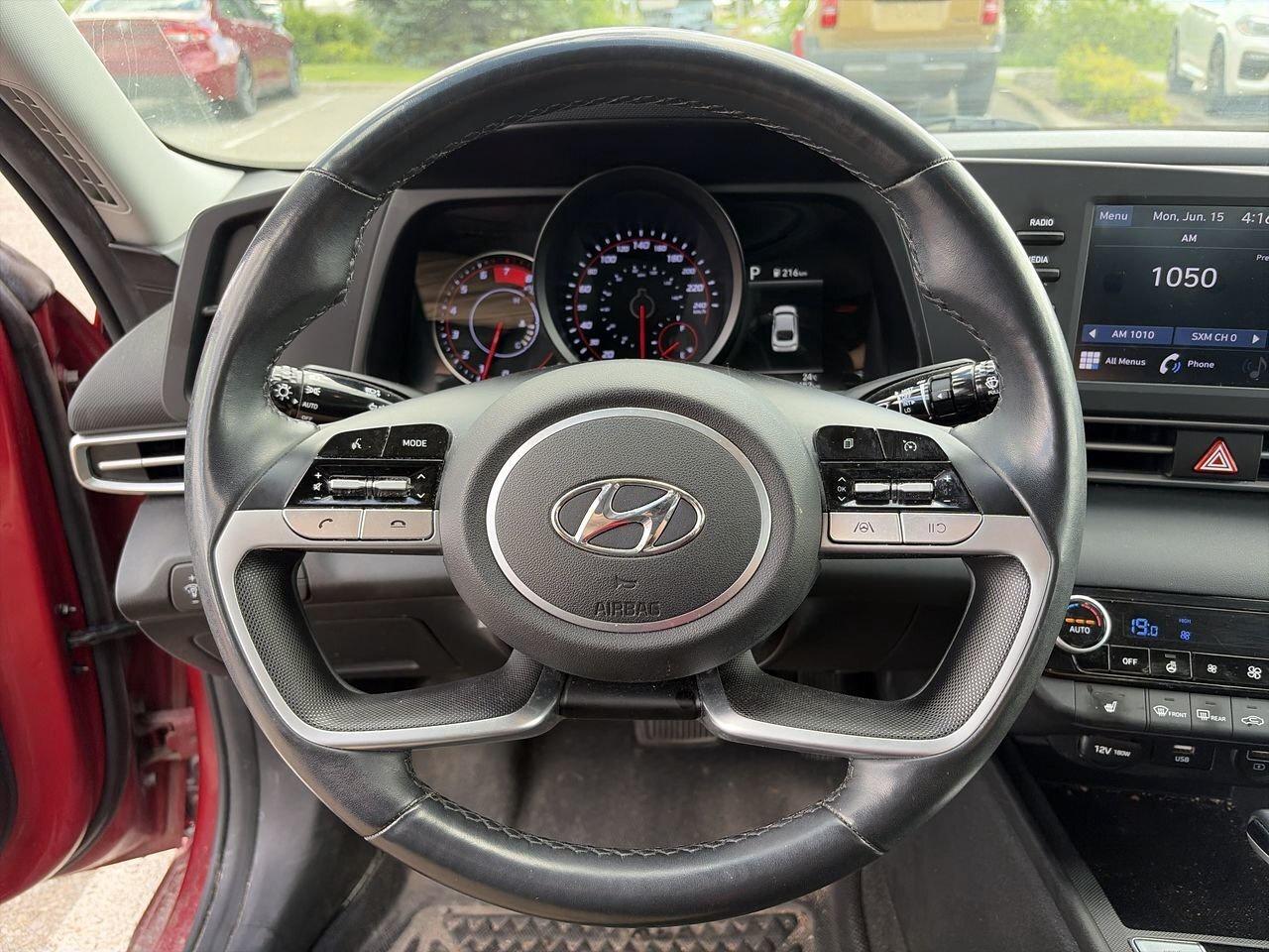 2021 Hyundai Elantra Preferred IVT SUNROOF   CLOTH   HEAT STEER   WIREL Photo
